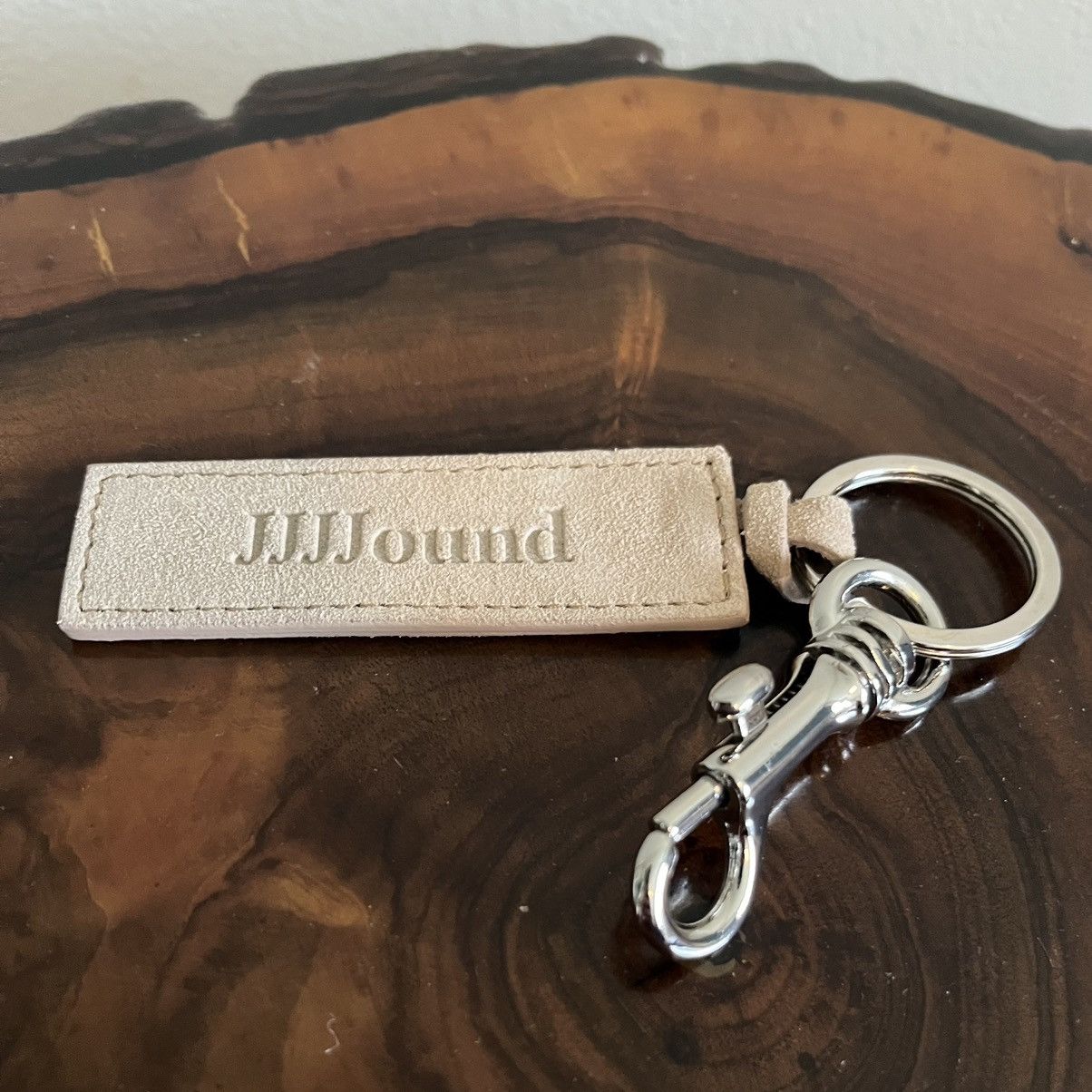 image of A P C x Jjjjound Leather Keychain, Men's