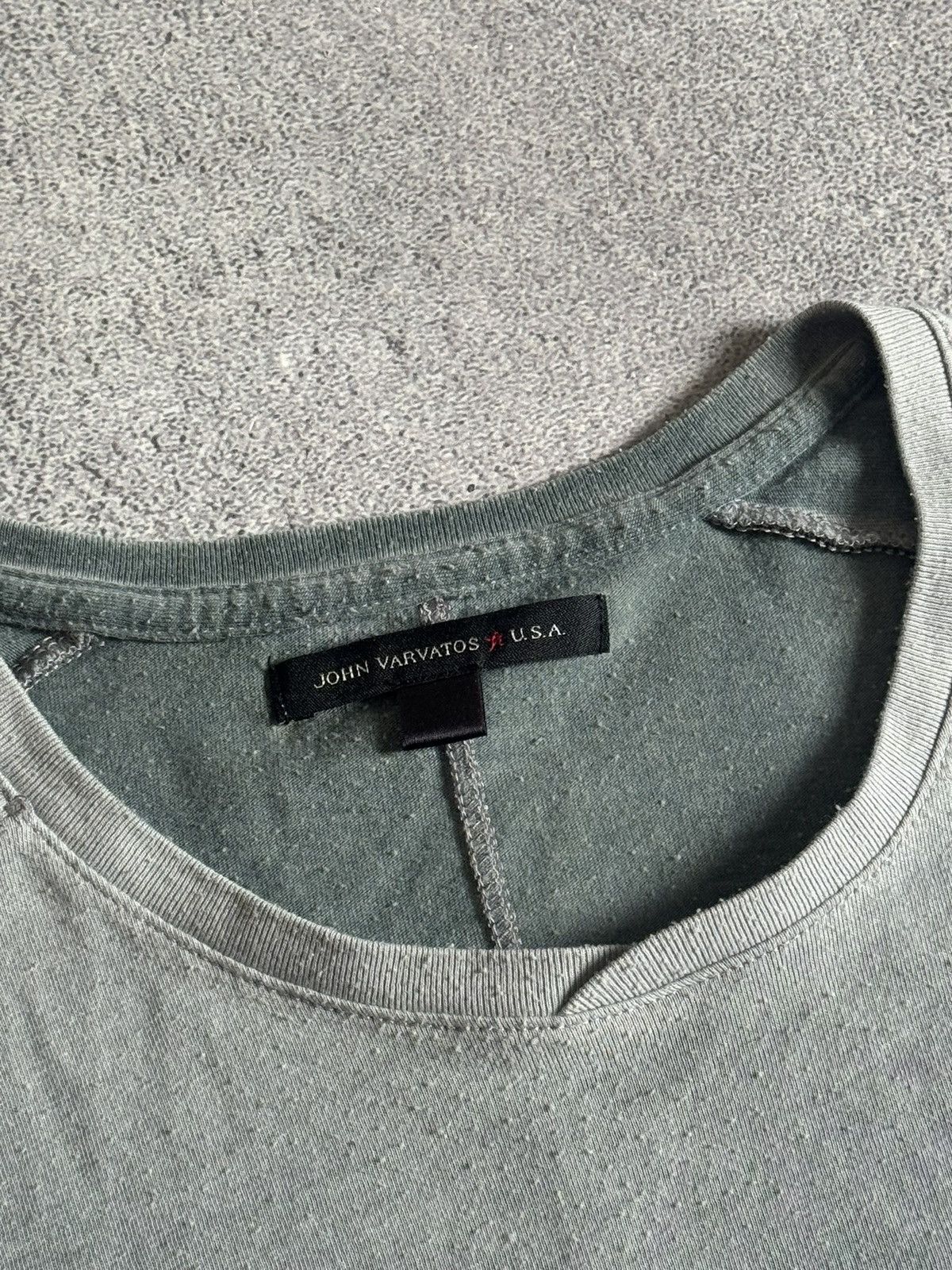 John Varvatos John Varvatos light Tee tank tshirts faded style Size US XL / EU 56 / 4 - 4 Thumbnail