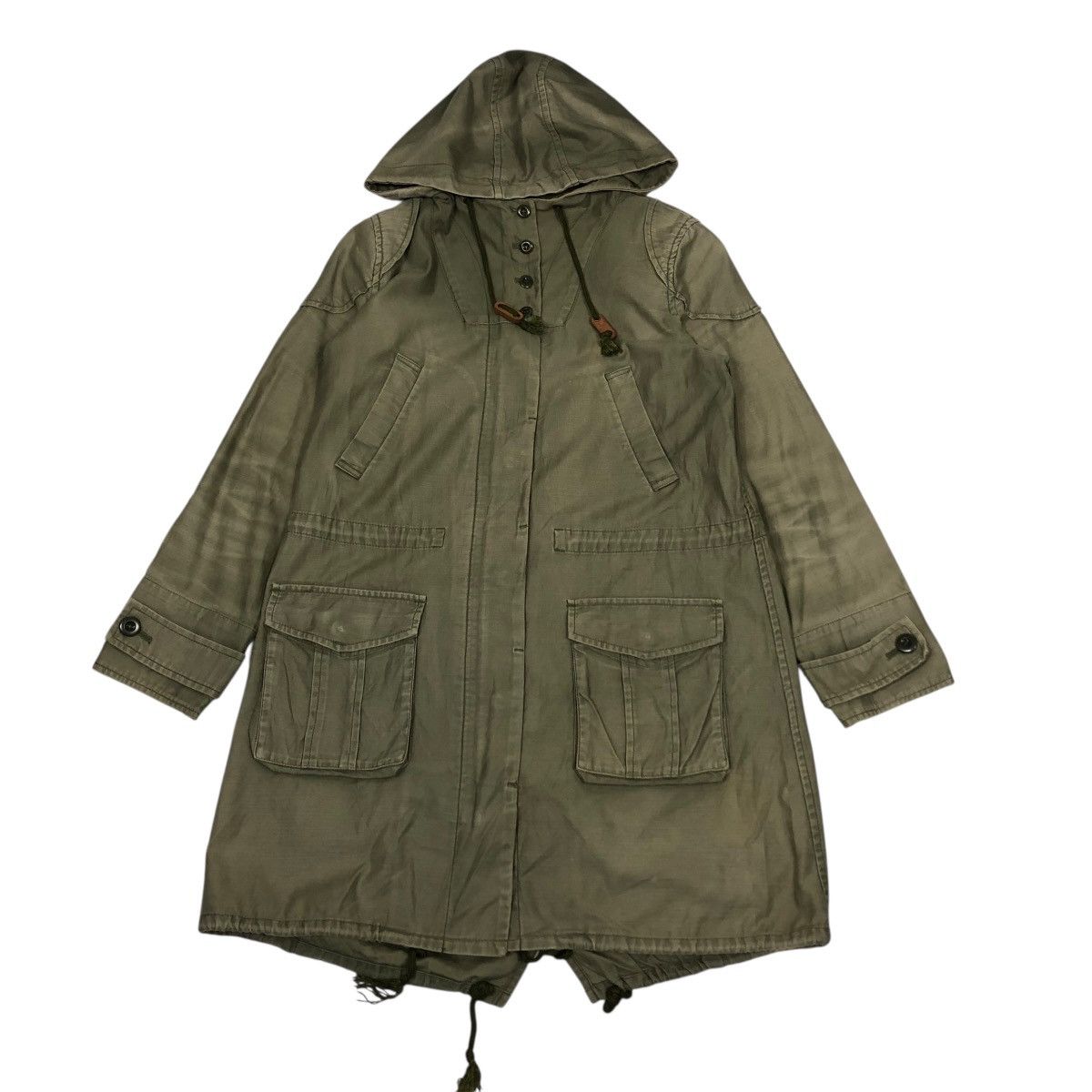Japanese Brand 🔥VINTAGE PARKA JACKET MILITARY NOMBRE IMPAIR ISSEY MIYAKE Size US M / EU 48-50 / 2 - 1 Thumbnail