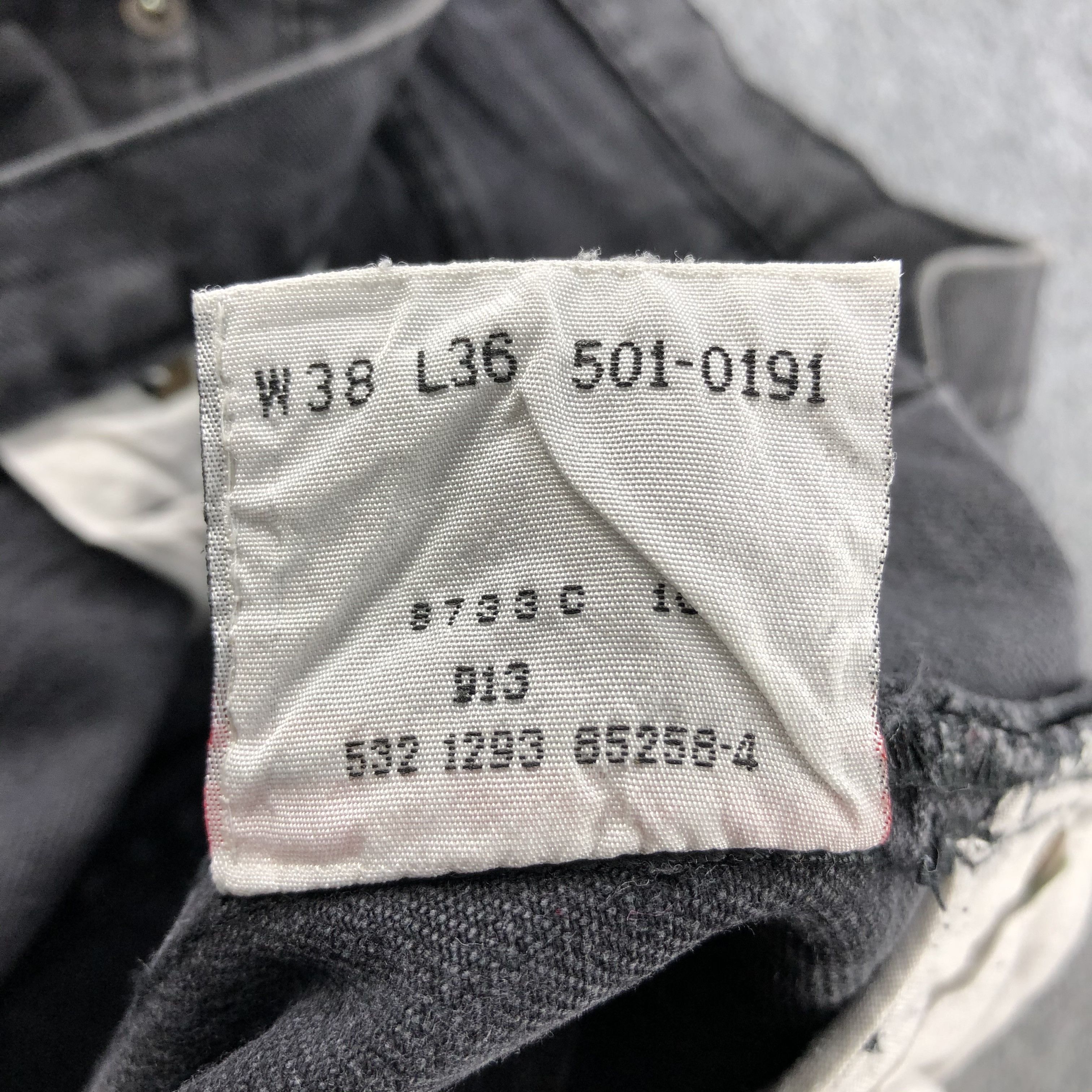 Levi's × Vintage Vintage 90s Levis 501 Jeans-JM1630 Size US 37 - 11 Thumbnail