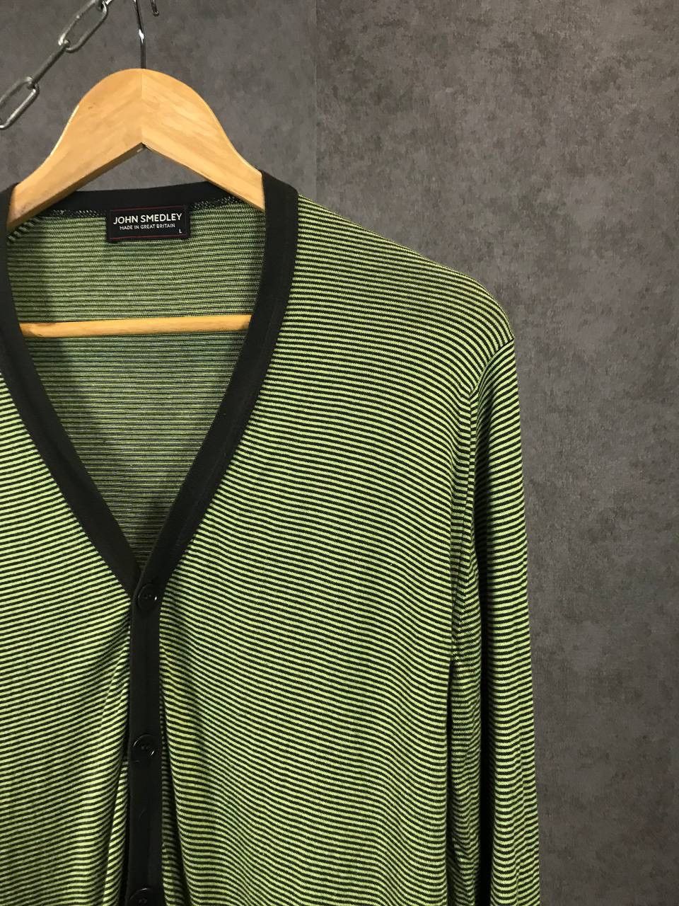 John Smedley John Smedley designer striped cardigan Size US L / EU 52-54 / 3 - 2 Thumbnail