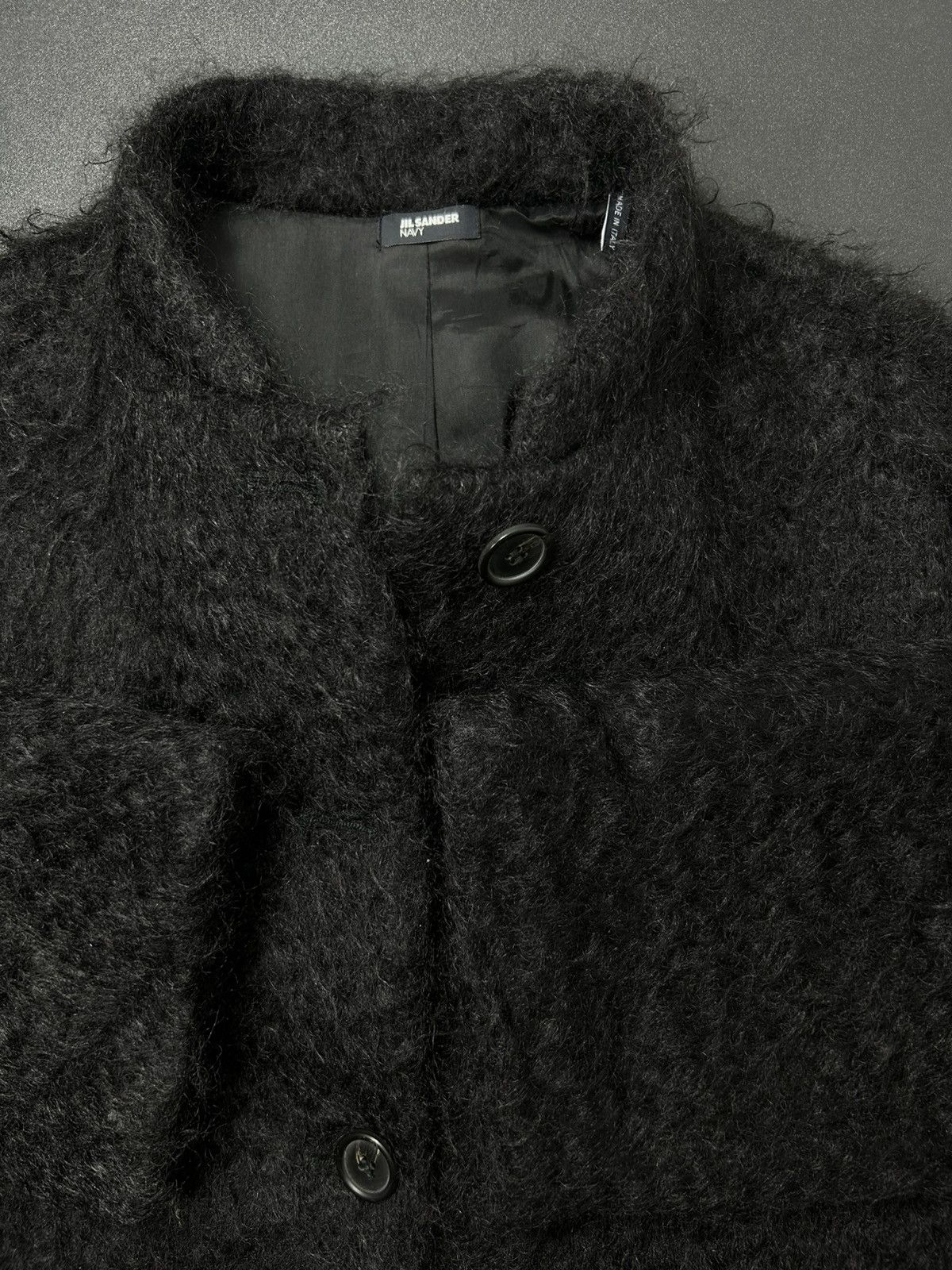 Jil Sander Jil Sander Navy Mohair Coat Size XS / US 0-2 / IT 36-38 - 7 Thumbnail