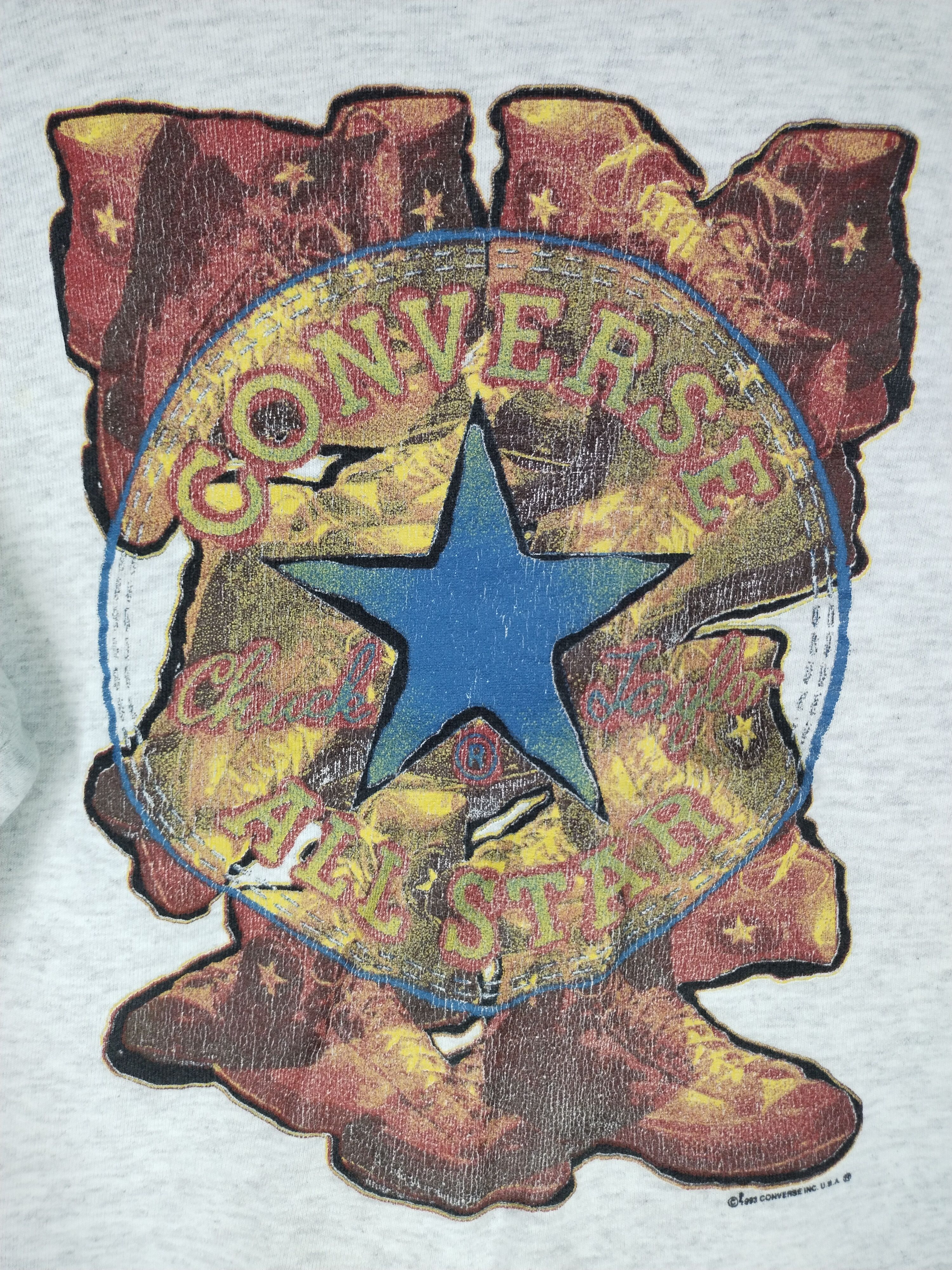 Converse × Vintage Vintage 93's Converse All Star Made in USA Promo Sweat Rare Size US M / EU 48-50 / 2 - 3 Thumbnail