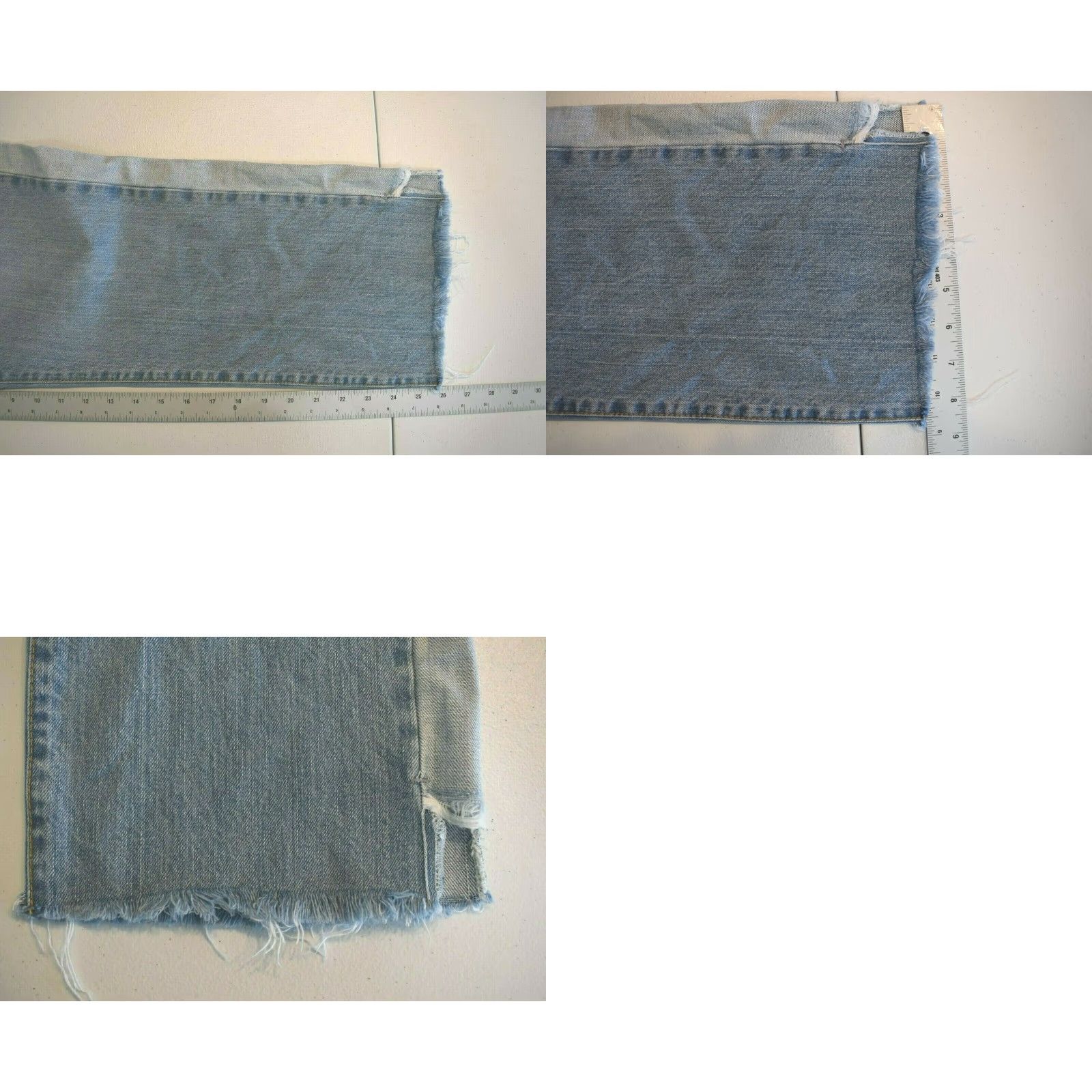 Nobody Denim Nobody Denim Jeans Two Toned Distressed High Rise 32x26 Blue Denim Straight Womens Keyboard: 32x26? Size 24" / US 00 / IT 34 - 8 Thumbnail