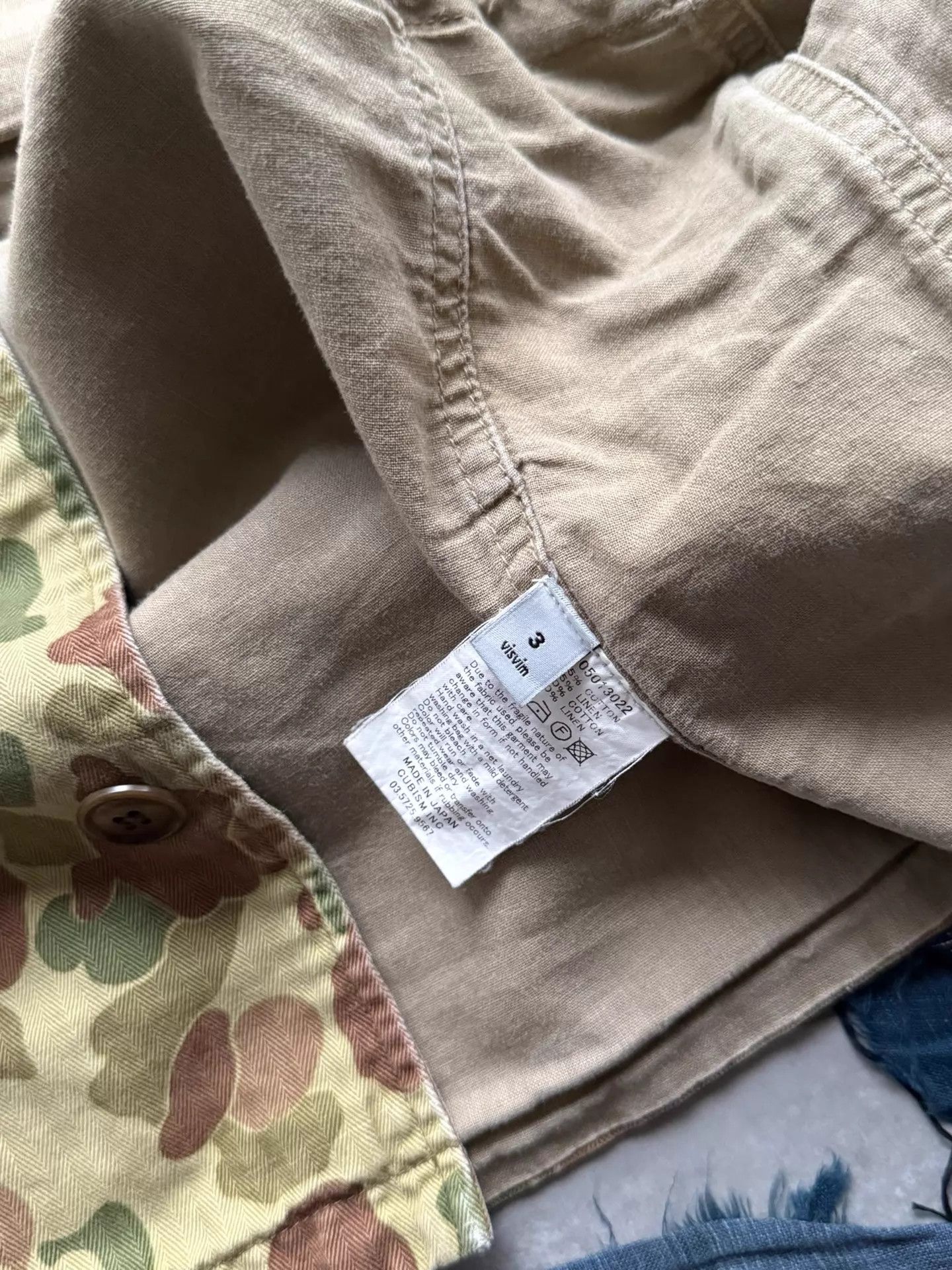 Visvim VISVIM 15SS ACHSE JKT CAMO Washed Size 3 Near Mint Size US L / EU 52-54 / 3 - 9 Thumbnail