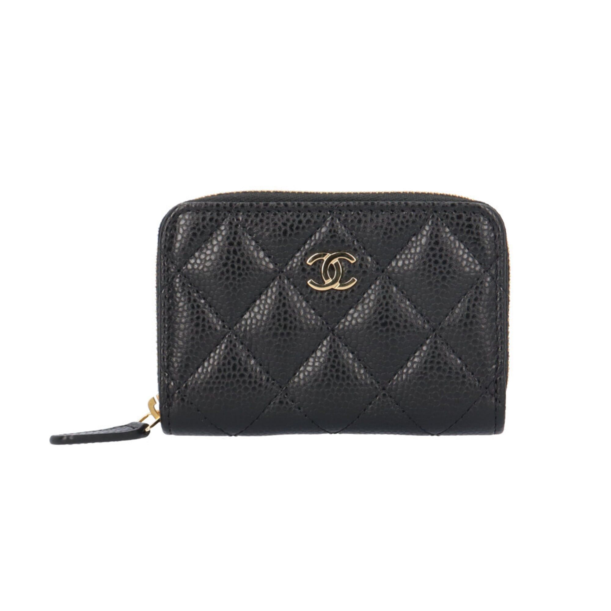 Chanel Chanel Classic Zip Coin Purse Matelassé Wallet/Coin Case Caviar Skin AP0216 Women's CHANEL Size ONE SIZE - 1 Thumbnail