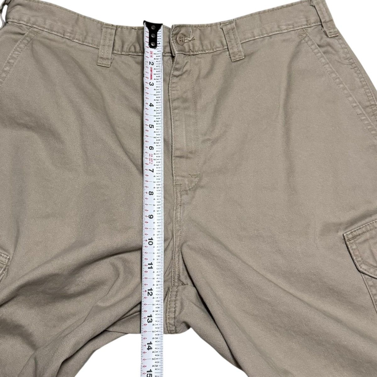 Dickies Dickies Tan/Khaki Cargo Distressed Frayed Shorts Men's 32.5 Size US 32 / EU 48 - 7 Thumbnail