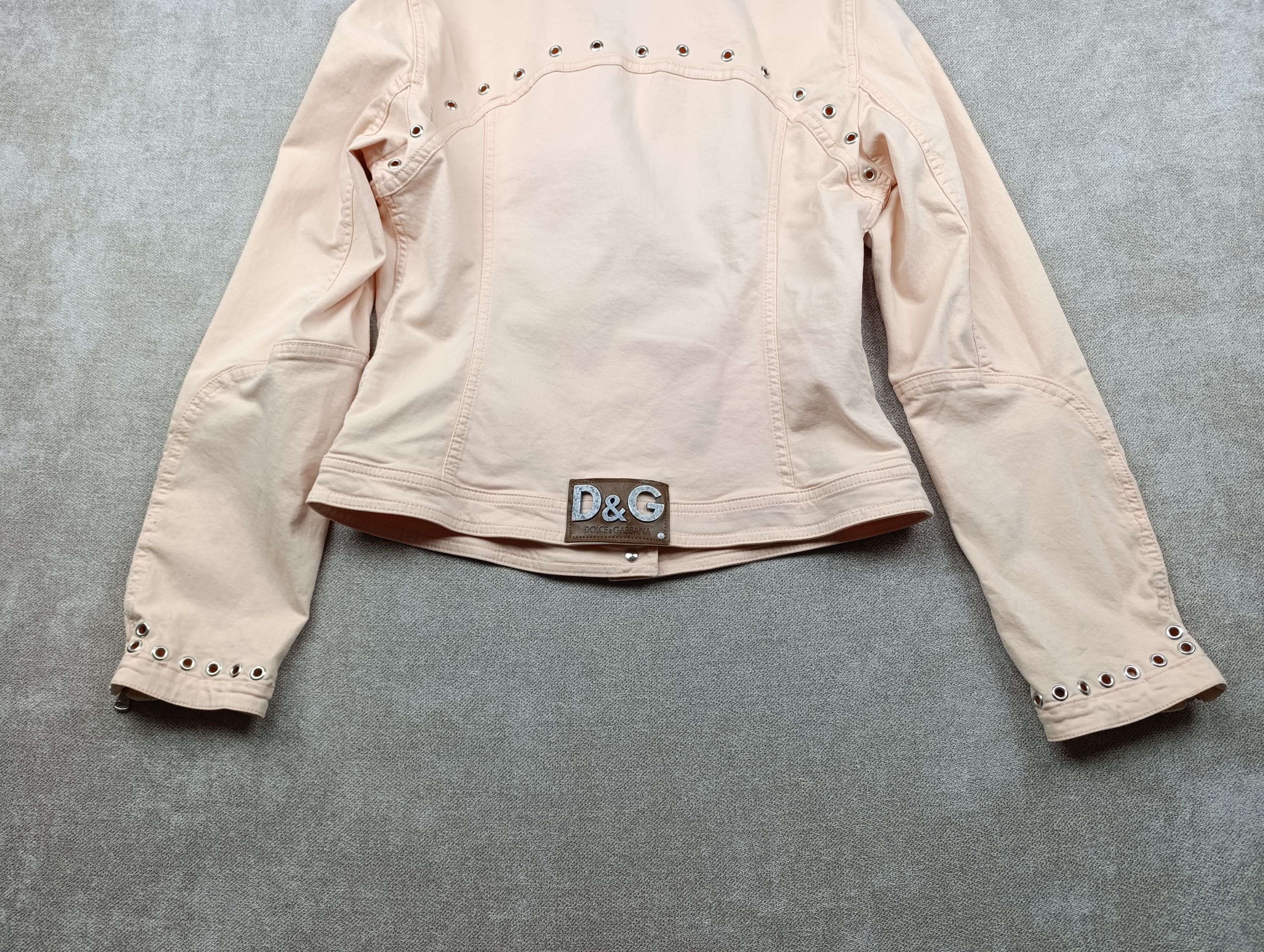 Dolce & Gabbana Vintage D&G Dolce & Gabbana Y2K Moto Biker Jacket Womens Size M / US 6-8 / IT 42-44 - 16 Thumbnail