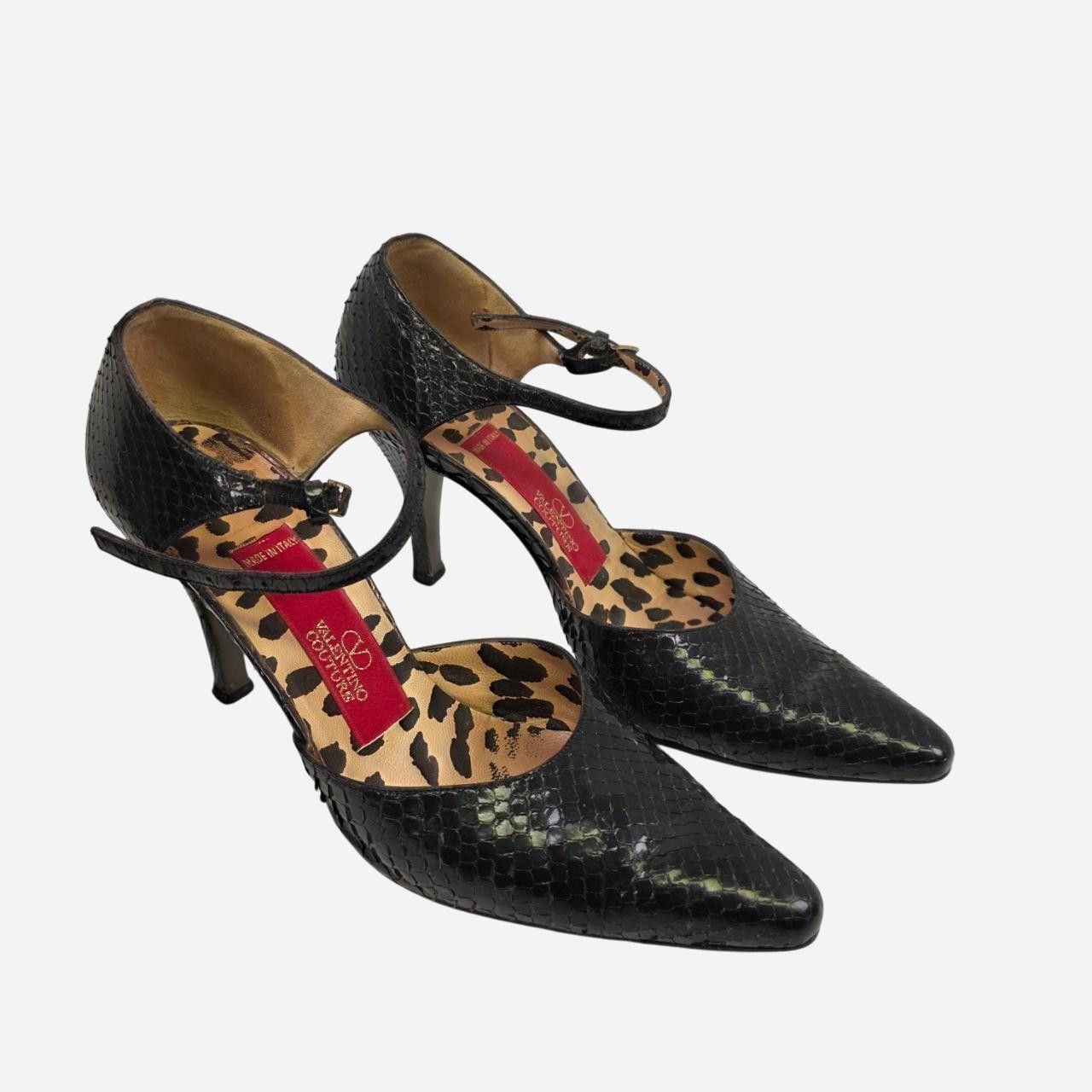 Valentino Valentino Snakeskin Heels Size US 6.5 / IT 36.5 - 2 Thumbnail
