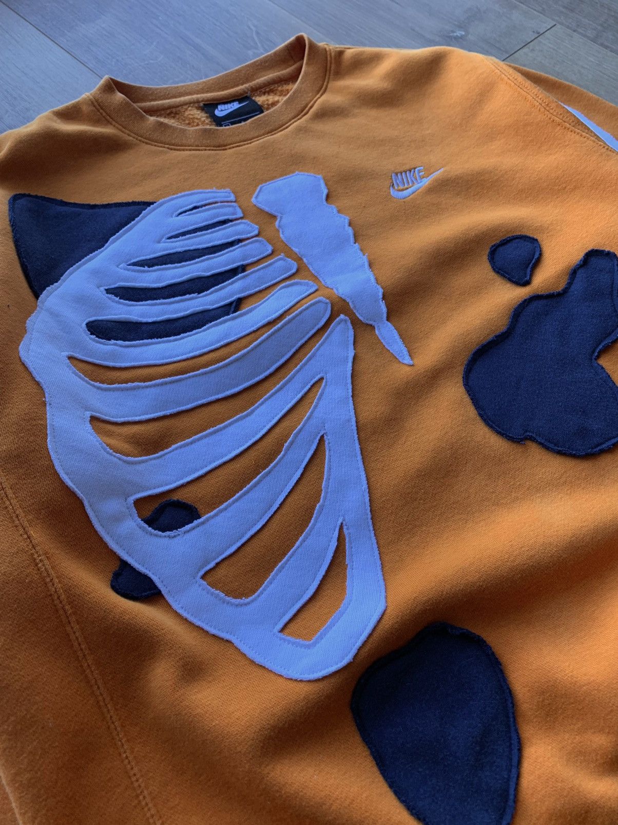 Nike Vintage Nike Skeleton big logo sweatshirt Size US S / EU 44-46 / 1 - 4 Thumbnail