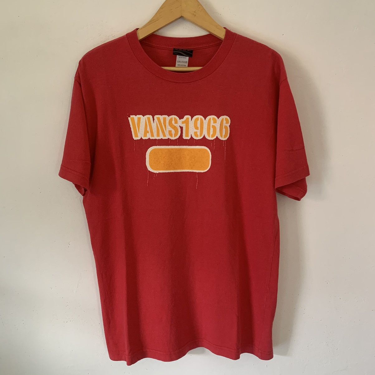image of Vans Of The Wall Shirt in Red, Men's (Size Medium)