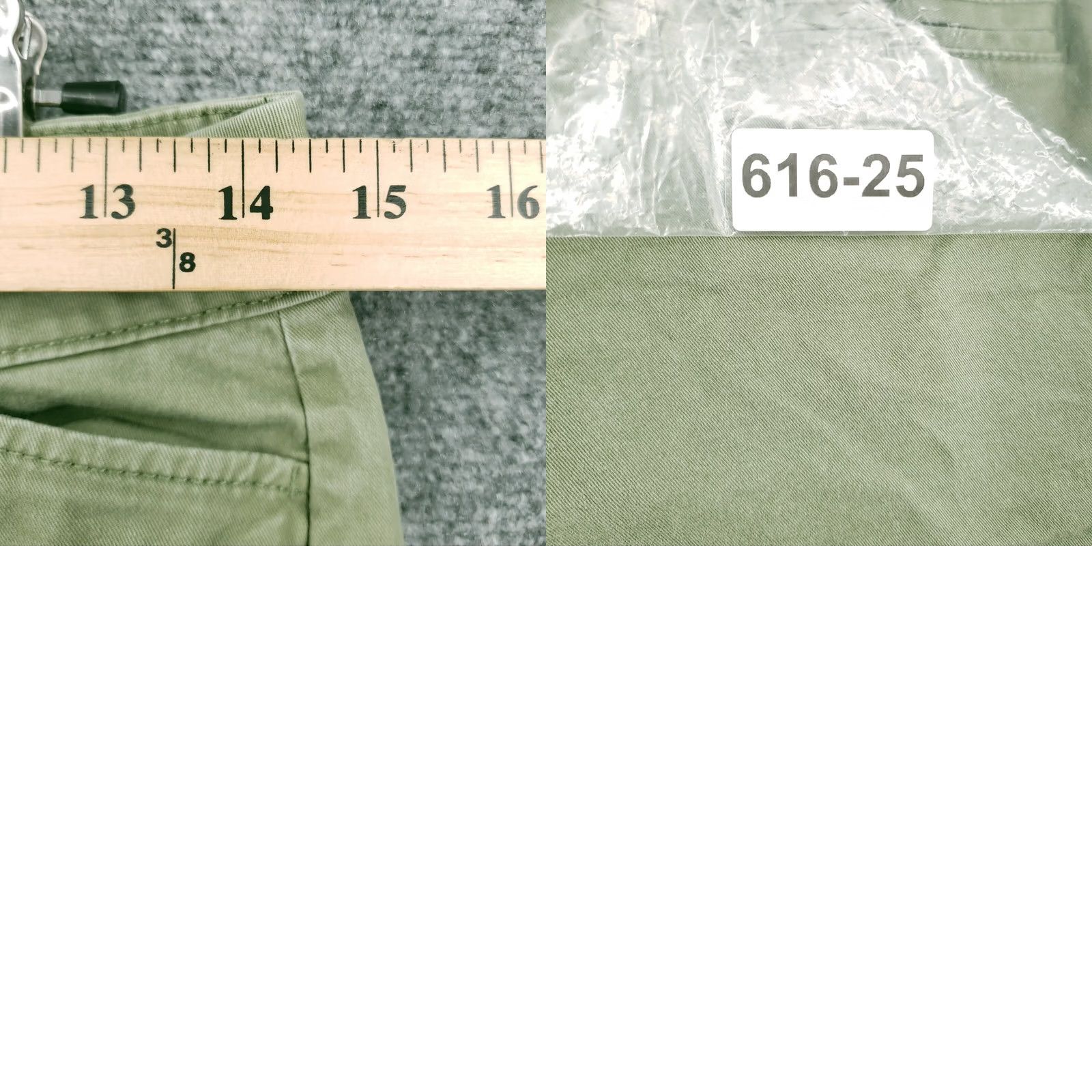 Old Navy Old Navy Shorts Womens 2 Green Pixie Chino Mid Rise Flat Front Cotton Blend Shorts Womens 2 Green Chino 29in Twill Pockets Casual Travel Size 29" - 8 Thumbnail