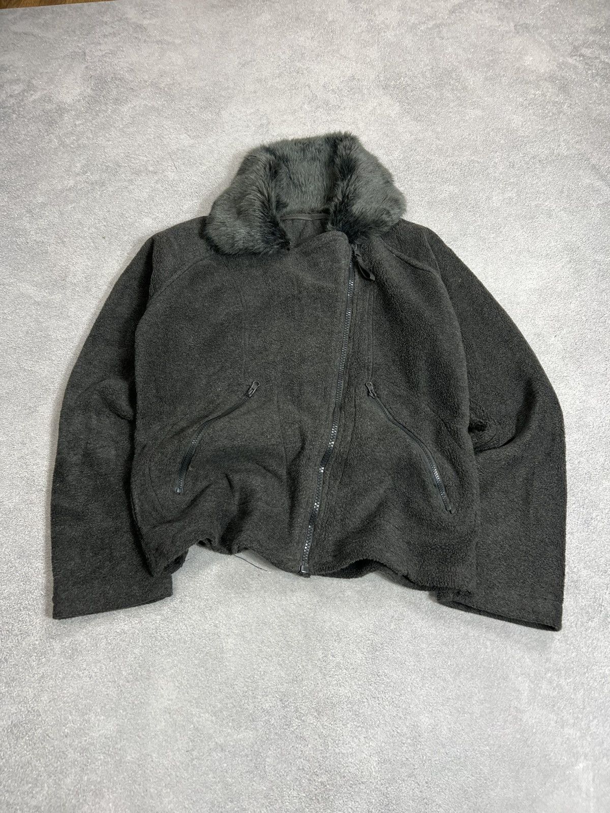 Japanese Brand vintage 90s assymethric rick owens style y2k jacket Size US S / EU 44-46 / 1 - 1 Thumbnail