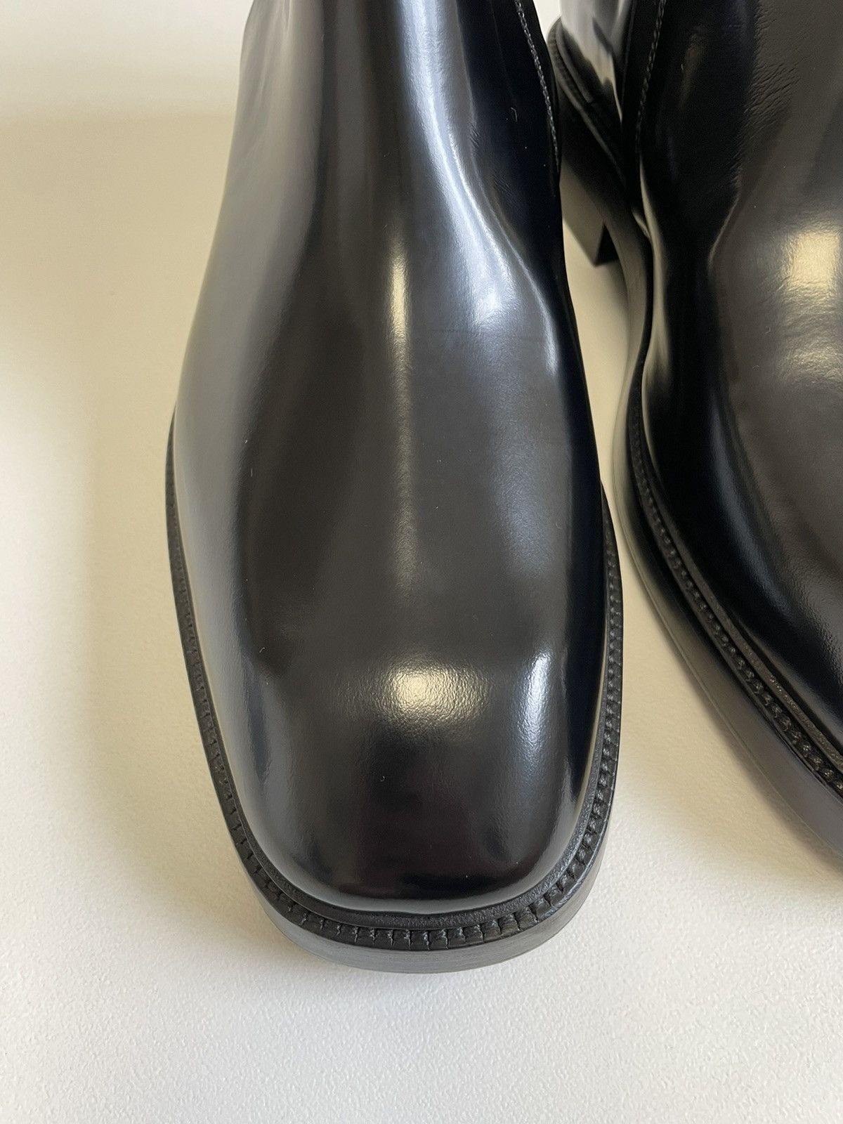 Balenciaga Black Leather ‘LED Curve’ Light Up Boots Size US 9 / EU 42 - 8 Thumbnail