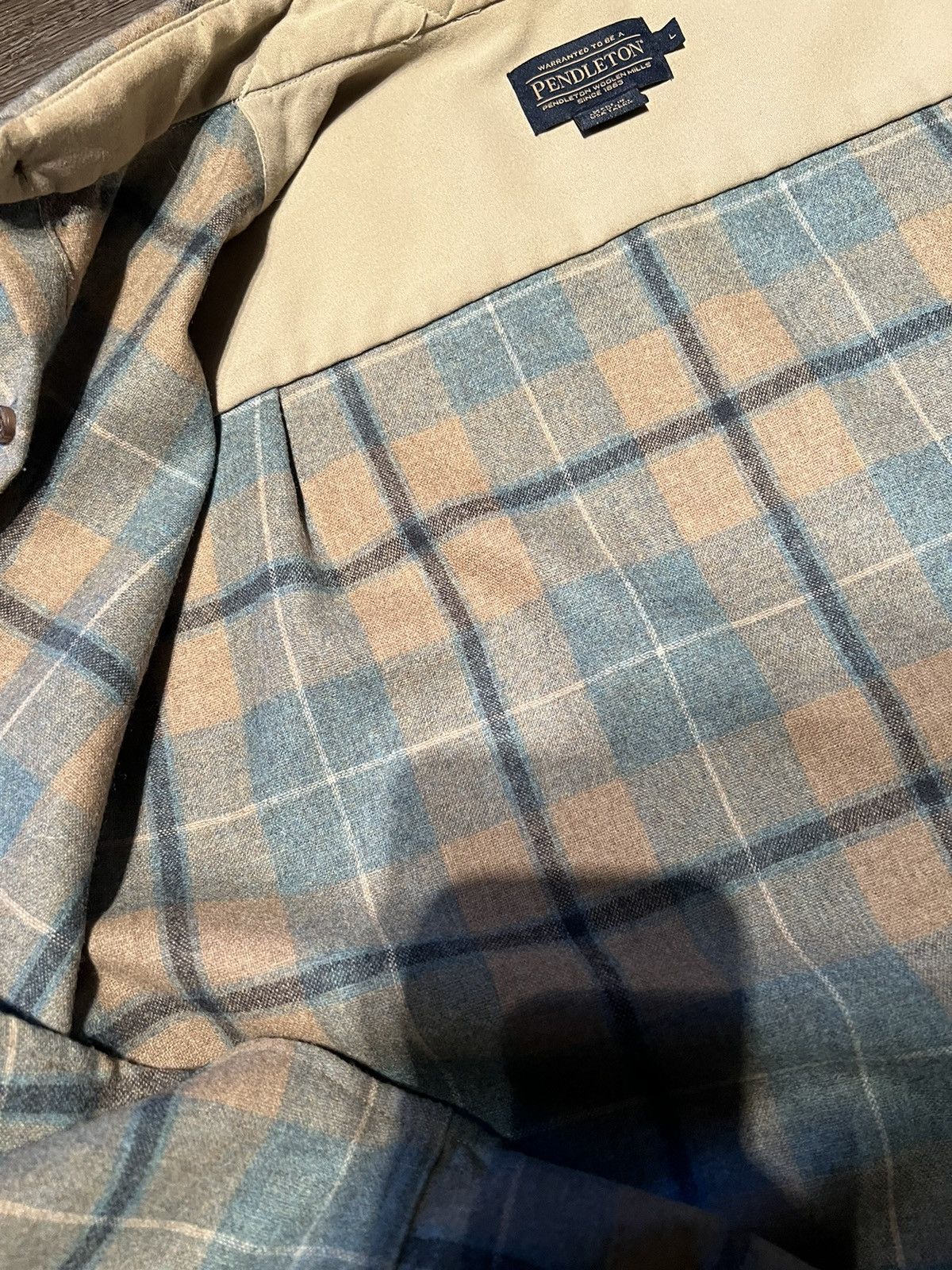 Pendleton RARE PENDLETON WOOL Plaid Flannel BUTTON-DOWN FIRESIDE SHIRT Size US L / EU 52-54 / 3 - 9 Thumbnail