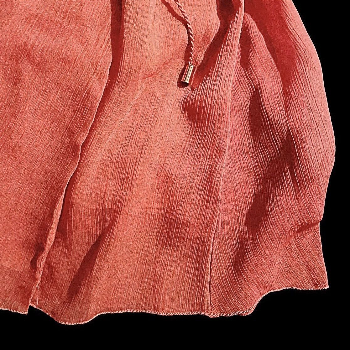Designer Salmon boho mini dress with adjustable straps Size XS / US 0-2 / IT 36-38 - 3 Thumbnail