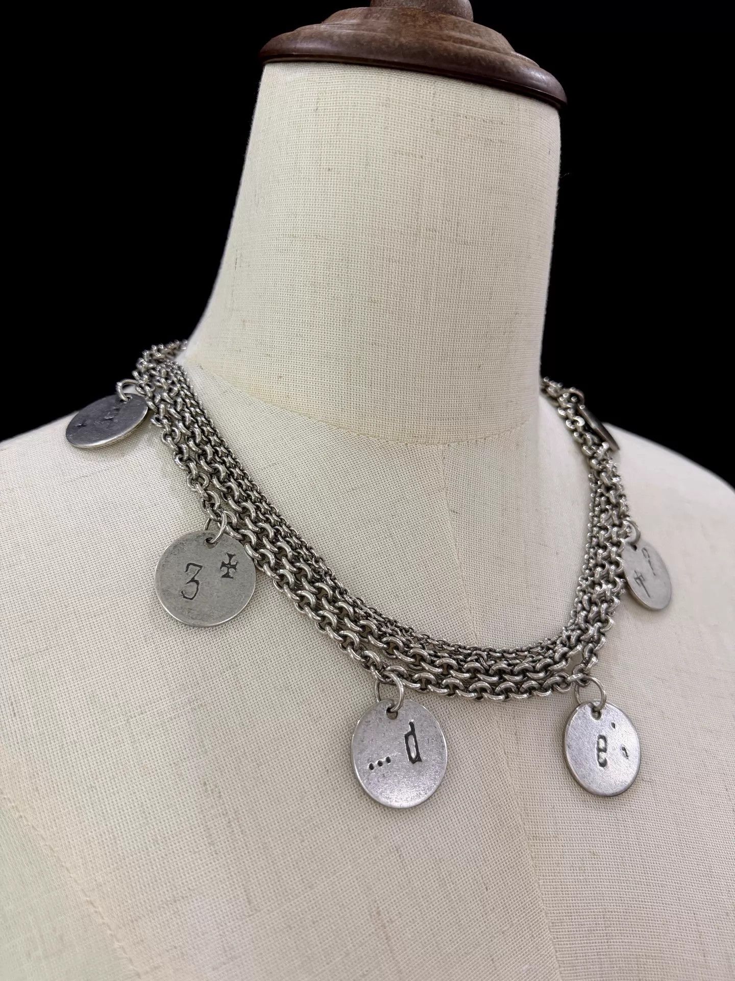 Y's Y's Red Label Multi-chain Silver Metal Necklace/Bracelet Size ONE SIZE - 9 Thumbnail