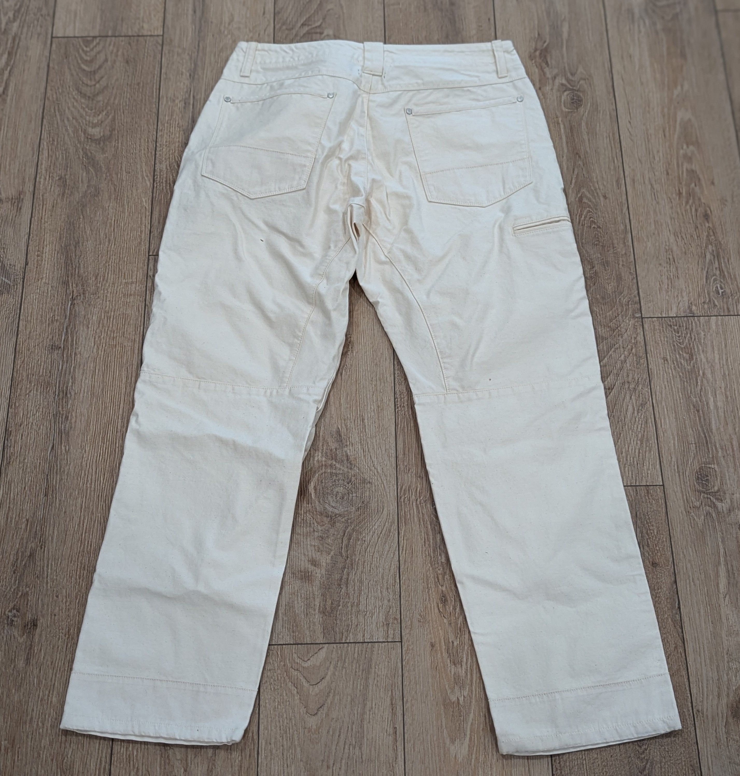 John Elliott JOHN ELLIOTT "Emillio" Cotton Work Pants Natural Large Size US 34 / EU 50 - 5 Thumbnail