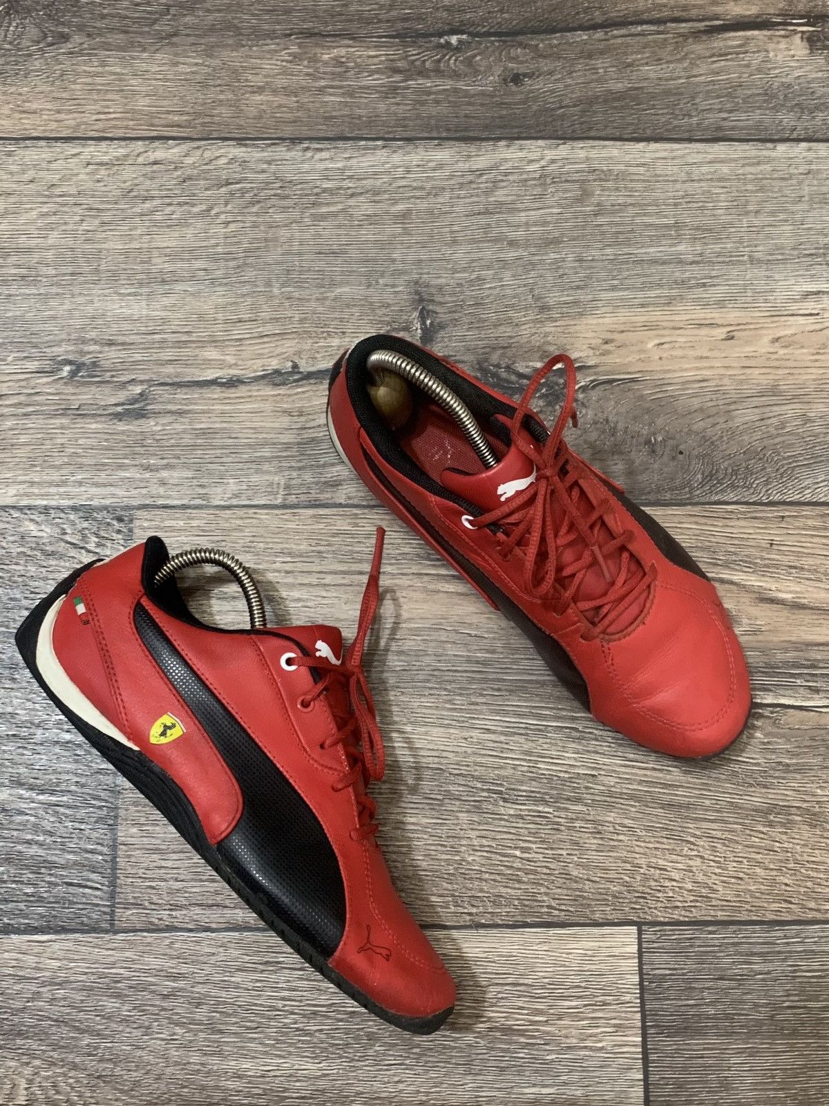 Puma × Vintage Vintage Puma Speed Cat Ferrari Racing Women’s Red Sneakers Size US 5 / IT 35 - 3 Thumbnail