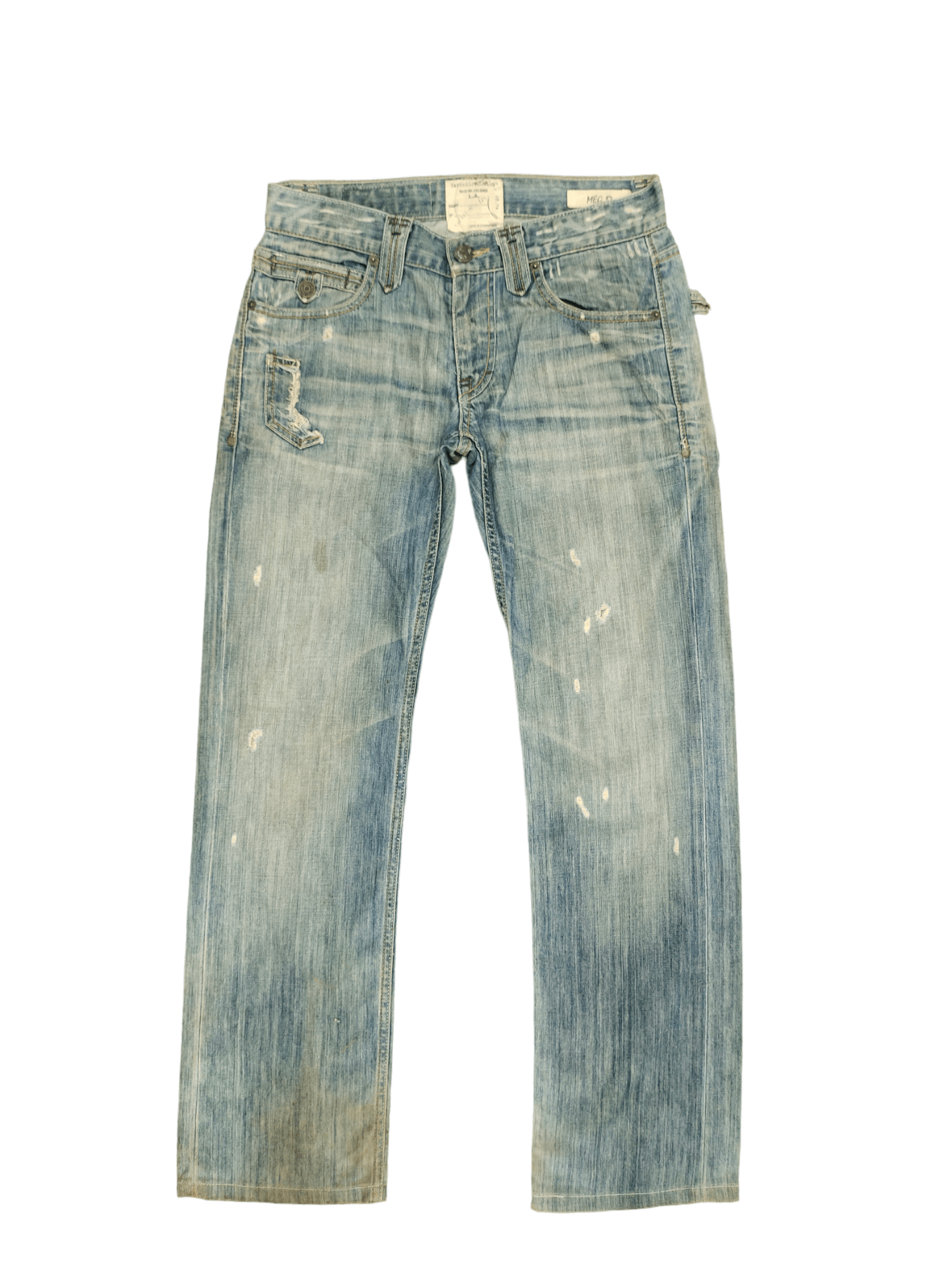 Taverniti Vintage Taverniti Jeans Distressed Faded Denim Jeans Size US 30 / EU 46 - 10 Thumbnail