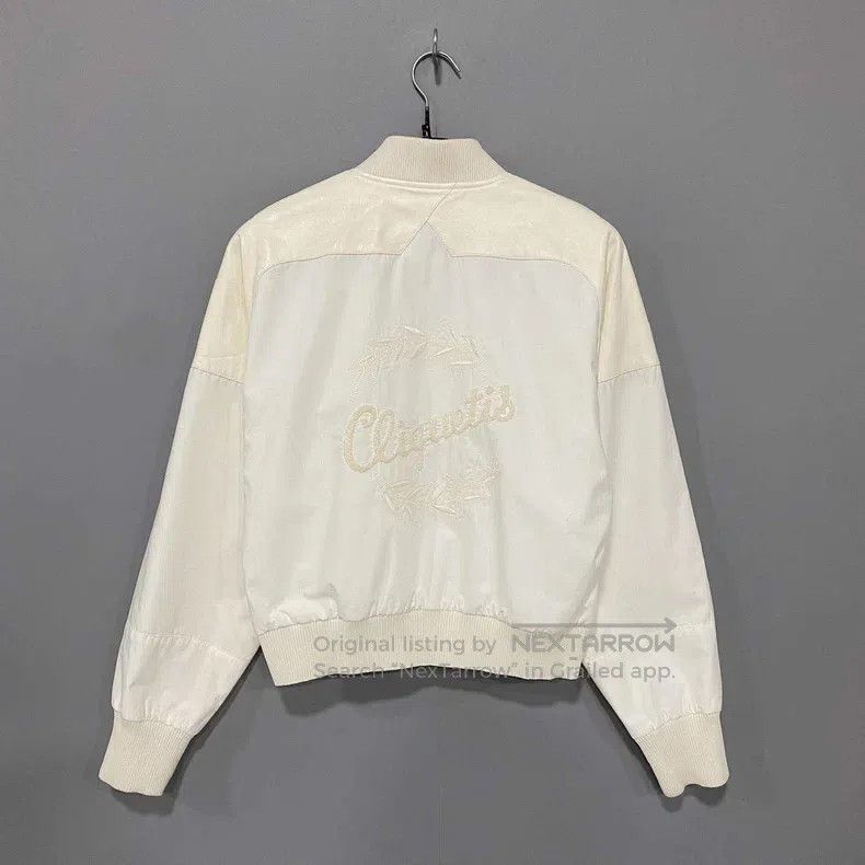 Hermes Hermes Off-white leather embroidery jacket Size XS / US 0-2 / IT 36-38 - 3 Thumbnail