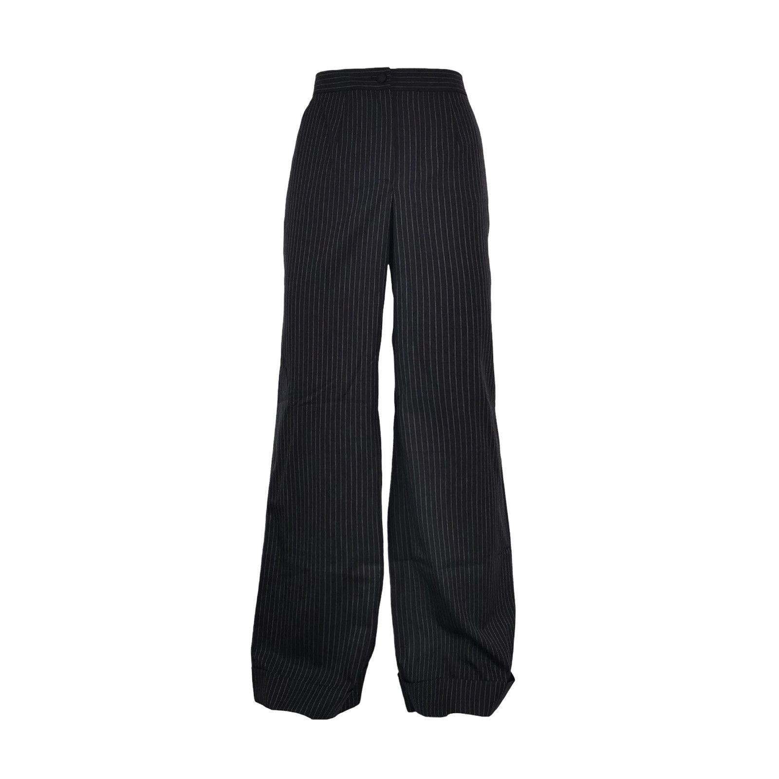 Dolce & Gabbana Dolce & Gabbana Pinstripe Wool Trousers EU 44 Size US 28 / EU 44 - 1 Thumbnail