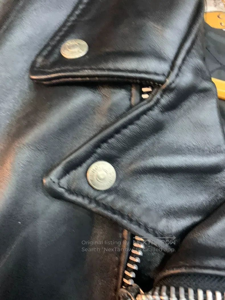 Schott Schott Vintage biker jacket Size US L / EU 52-54 / 3 - 5 Thumbnail
