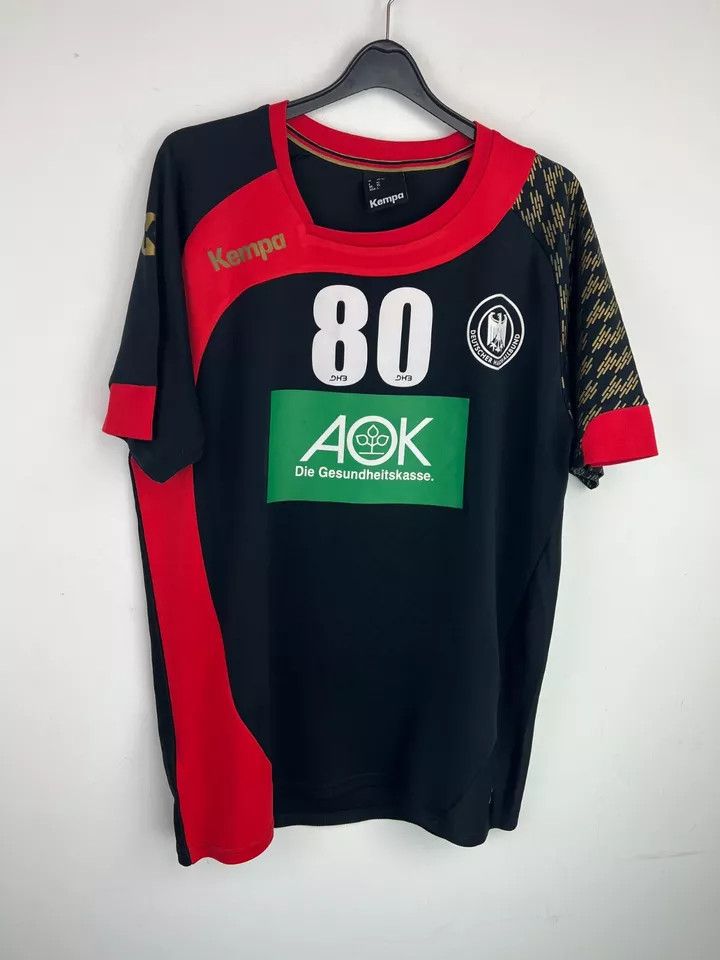 Vintage Kempa 2015 Germany DHB Handball away t shirt jersey size XL Size US XL / EU 56 / 4 - 1 Thumbnail