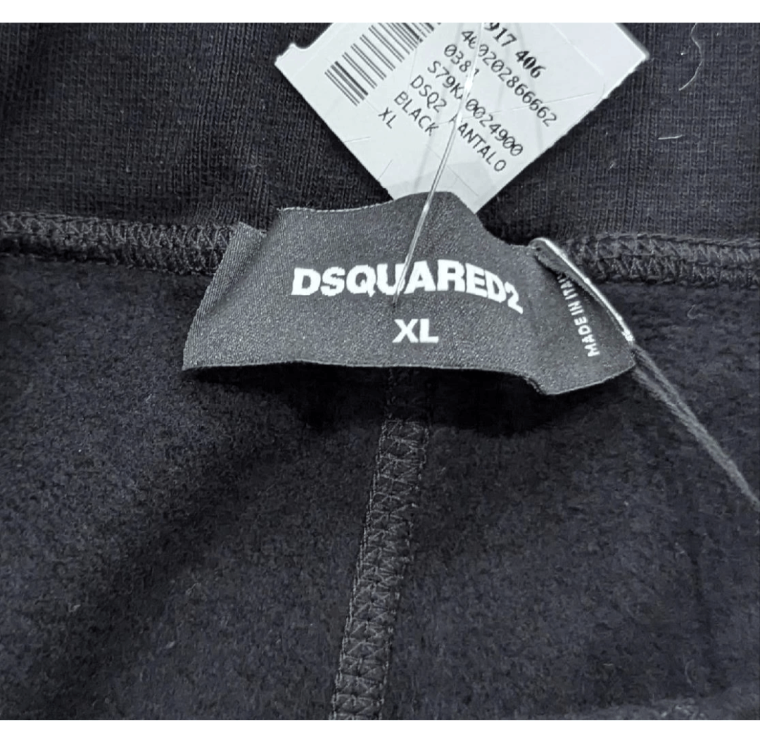 Dsquared2 Dsquared2 Logo Cotton Jogger Pants Black XL Size US 36 / EU 52 - 5 Thumbnail