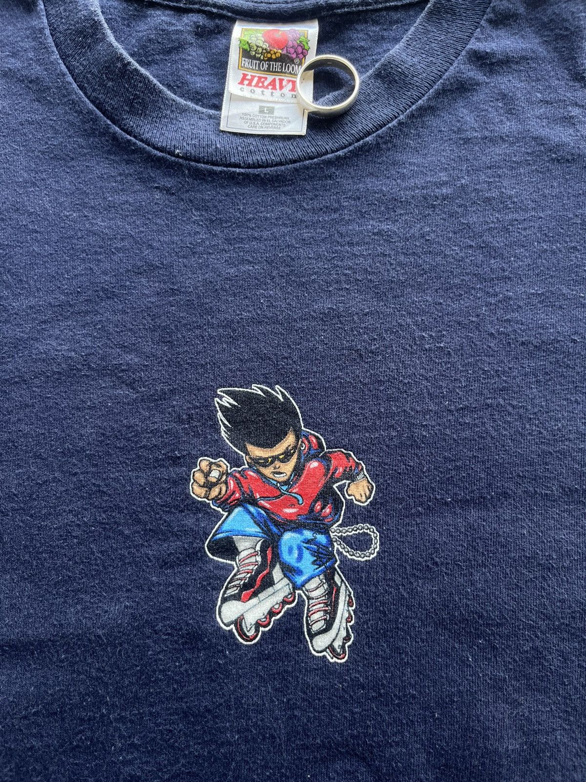 Vintage Vintage Livin Phat Roller blade Skateboard Brand 90’s Tshirt Size US L / EU 52-54 / 3 - 5 Thumbnail