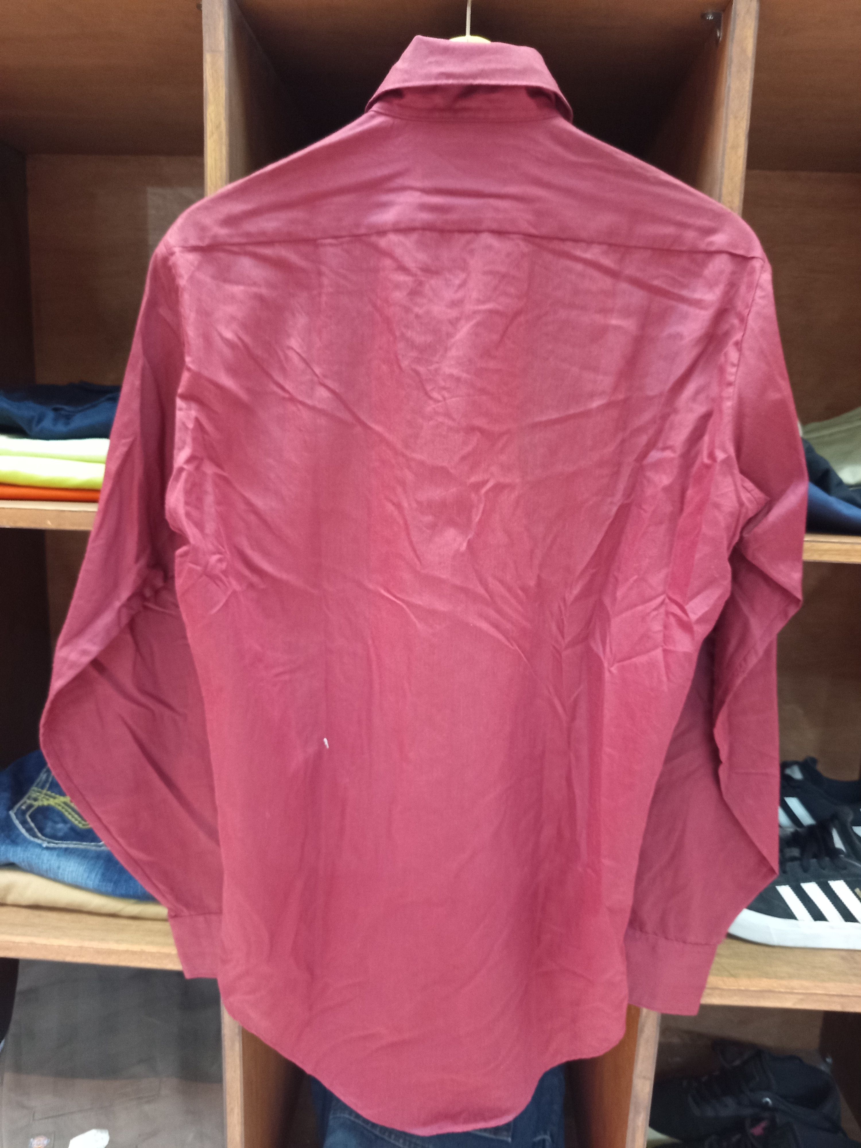 Sears 1970s Sears Perma Prest Burgundy Shirt Size US M / EU 48-50 / 2 - 5 Thumbnail