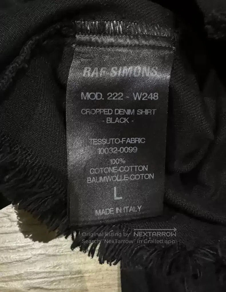 Raf Simons Raf Simons 23 short denim jacket shirt. Size US L / EU 52-54 / 3 - 2 Thumbnail