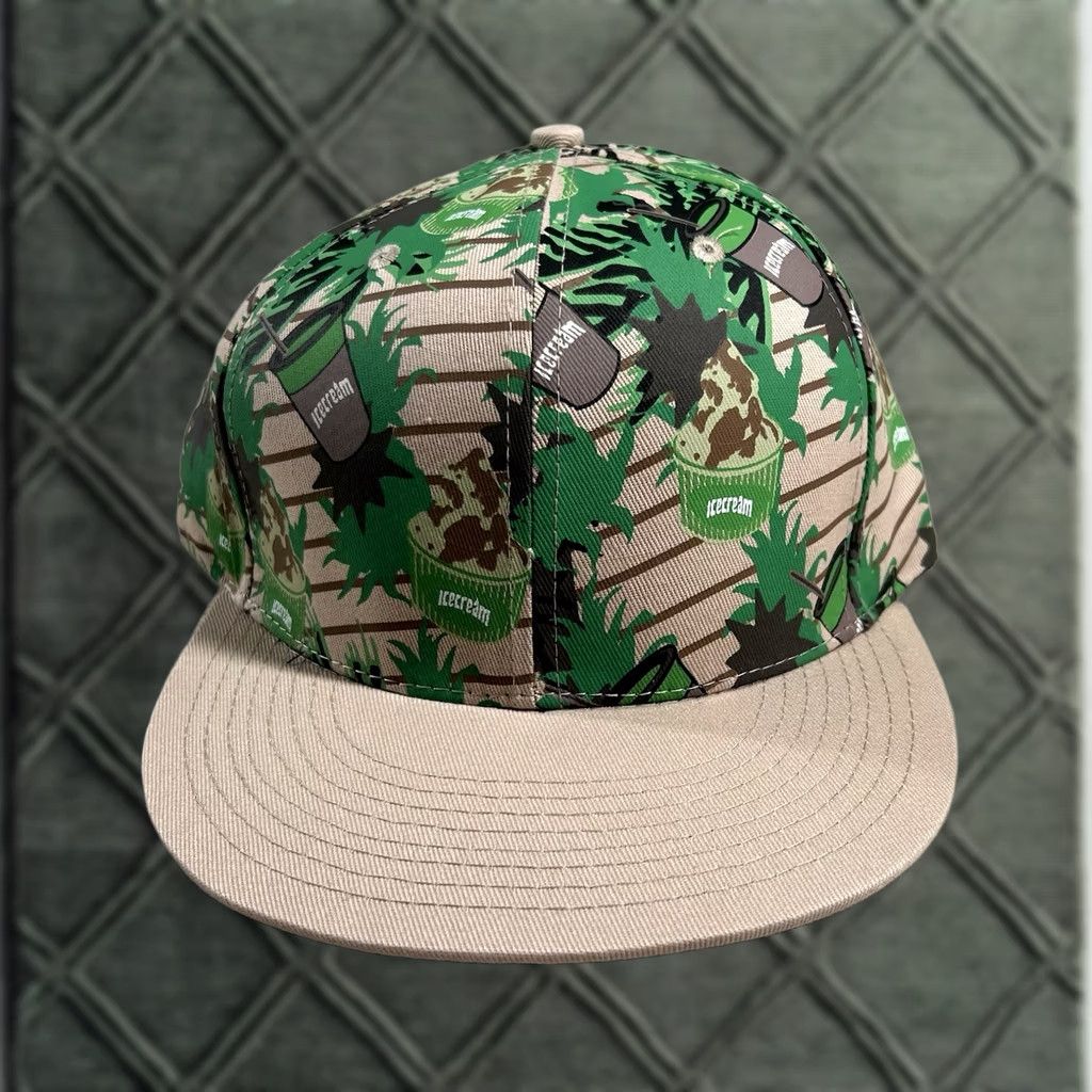 Billionaire Boys Club Billionaire Boys Club Hat Snapback All Over Print Icecream Camouflage Multicolor Men One Size Hip Hop Sharkn/a Size ONE SIZE - 1 Thumbnail