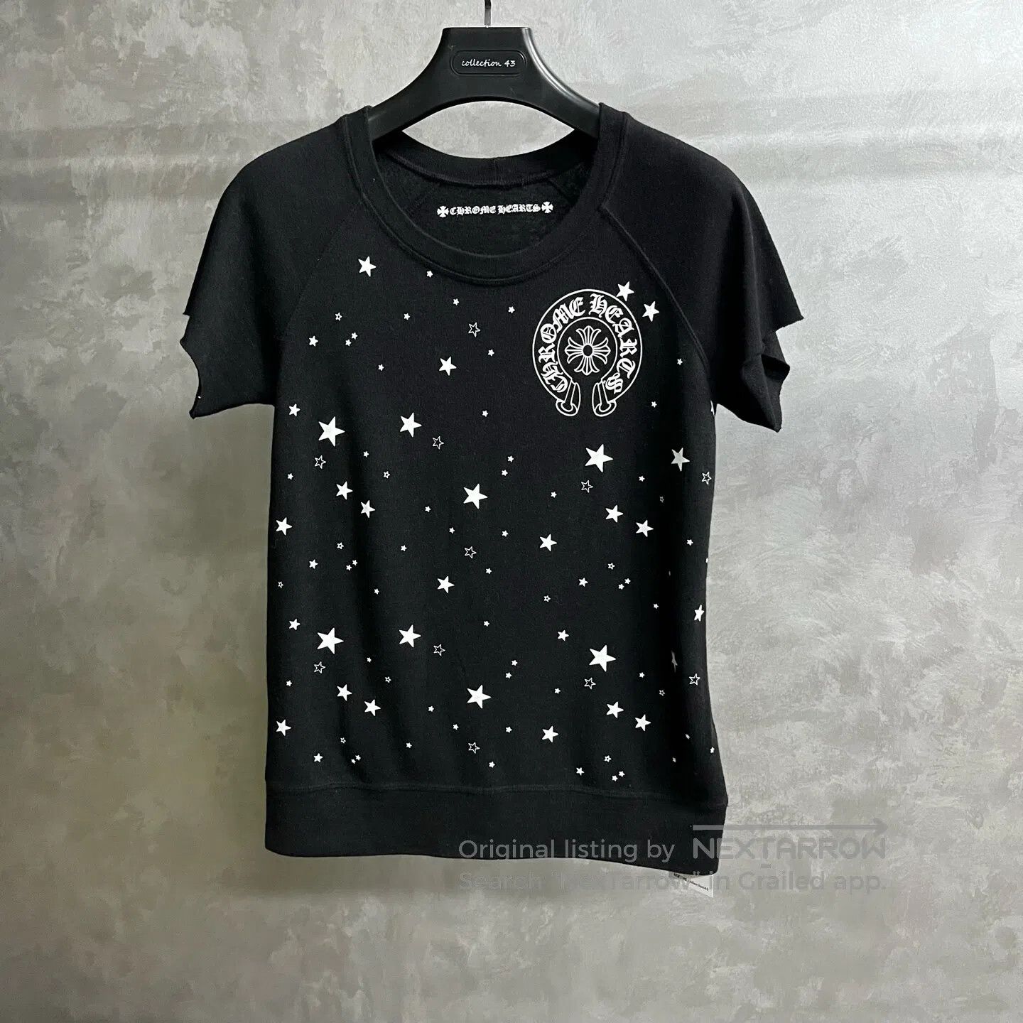 Chrome Hearts CHROME HEARTS Printed round-neck short-sleeved knit sweate Size US S / EU 44-46 / 1 - 1 Thumbnail