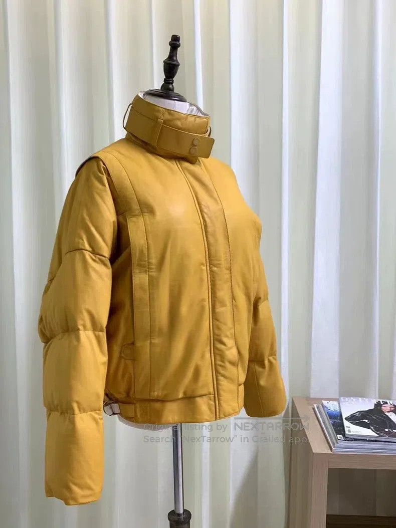 Hermes Hermes Show Model Lamb Leather Down Jacket Size XXS / US 00 / IT 34 - 8 Thumbnail