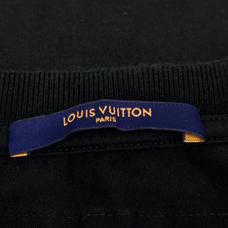 Louis Vuitton Louis Vuitton Black logo monogram embroidered cotton crewn Size US M / EU 48-50 / 2 - 6 Thumbnail