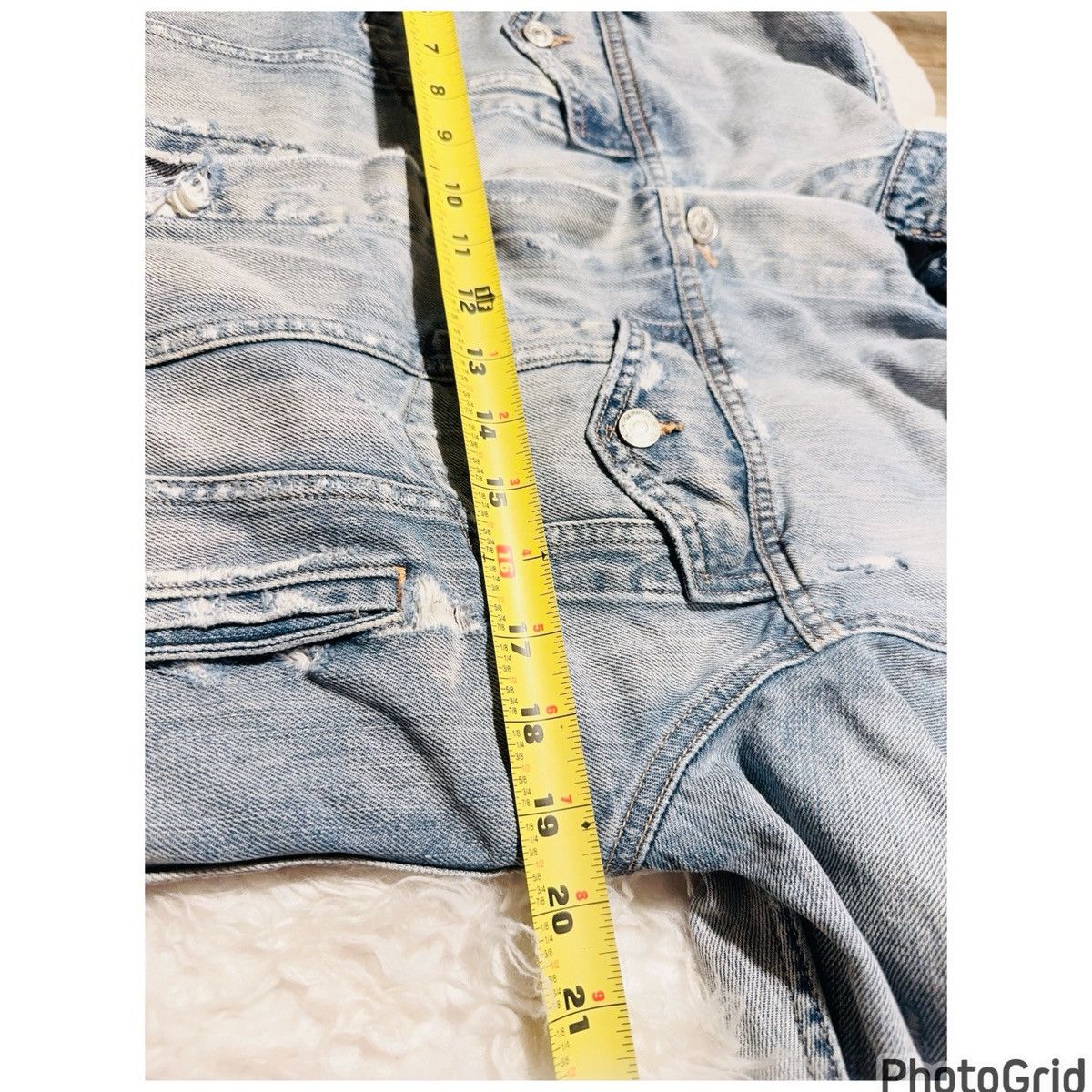 Denim & Supply Ralph Lauren RL Denim and Supply Distressed Denim Jacket. Rare! Size L / US 10 / IT 46 - 6 Thumbnail