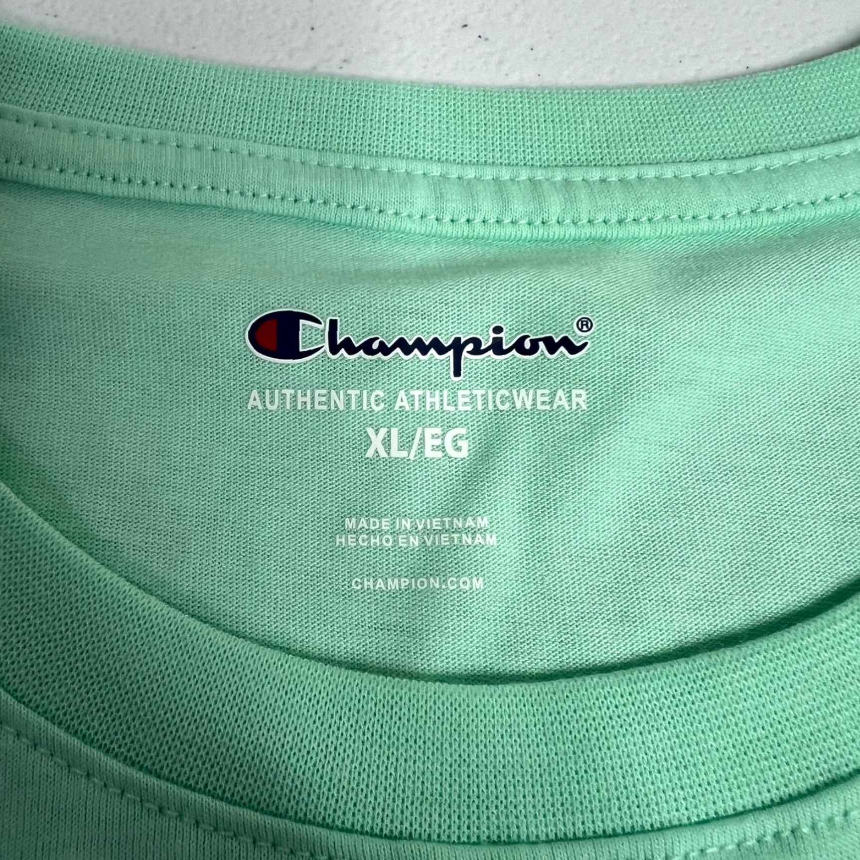 Champion Champion Graphic T-Shirt Women's XL Green Short Sleeve Tee Athleticwear Size XL / US 12-14 / IT 48-50 - 3 Thumbnail