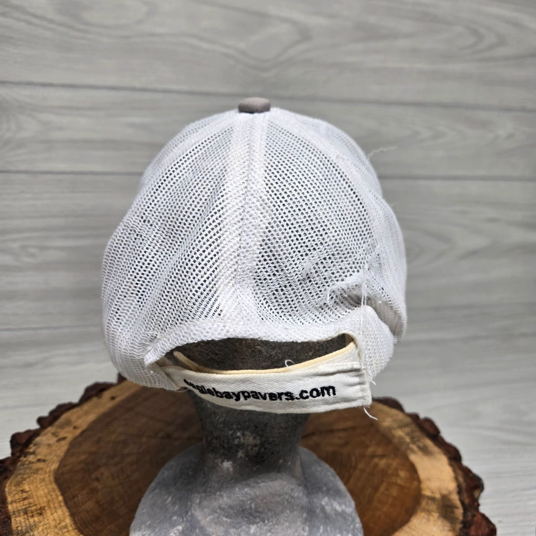Vintage Vintage Bretmor Headwear Eagle Bay Pavers Logo Baseball Cap Gray Cotton Adjustable Men's Hat Size ONE SIZE - 3 Thumbnail