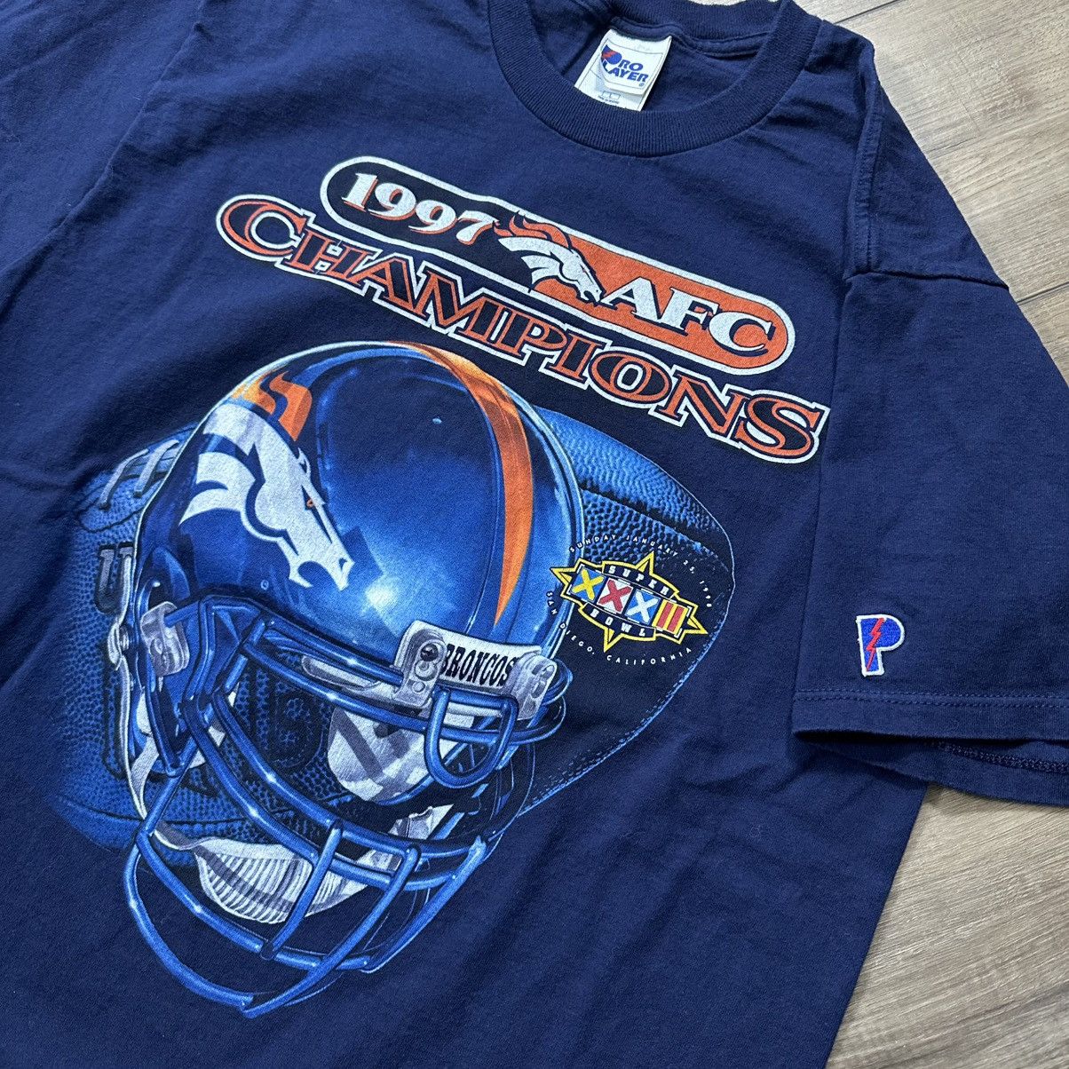 NFL 1997 Pro Player Denver Broncos AFC Champions Graphic Tee Size US L / EU 52-54 / 3 - 5 Thumbnail