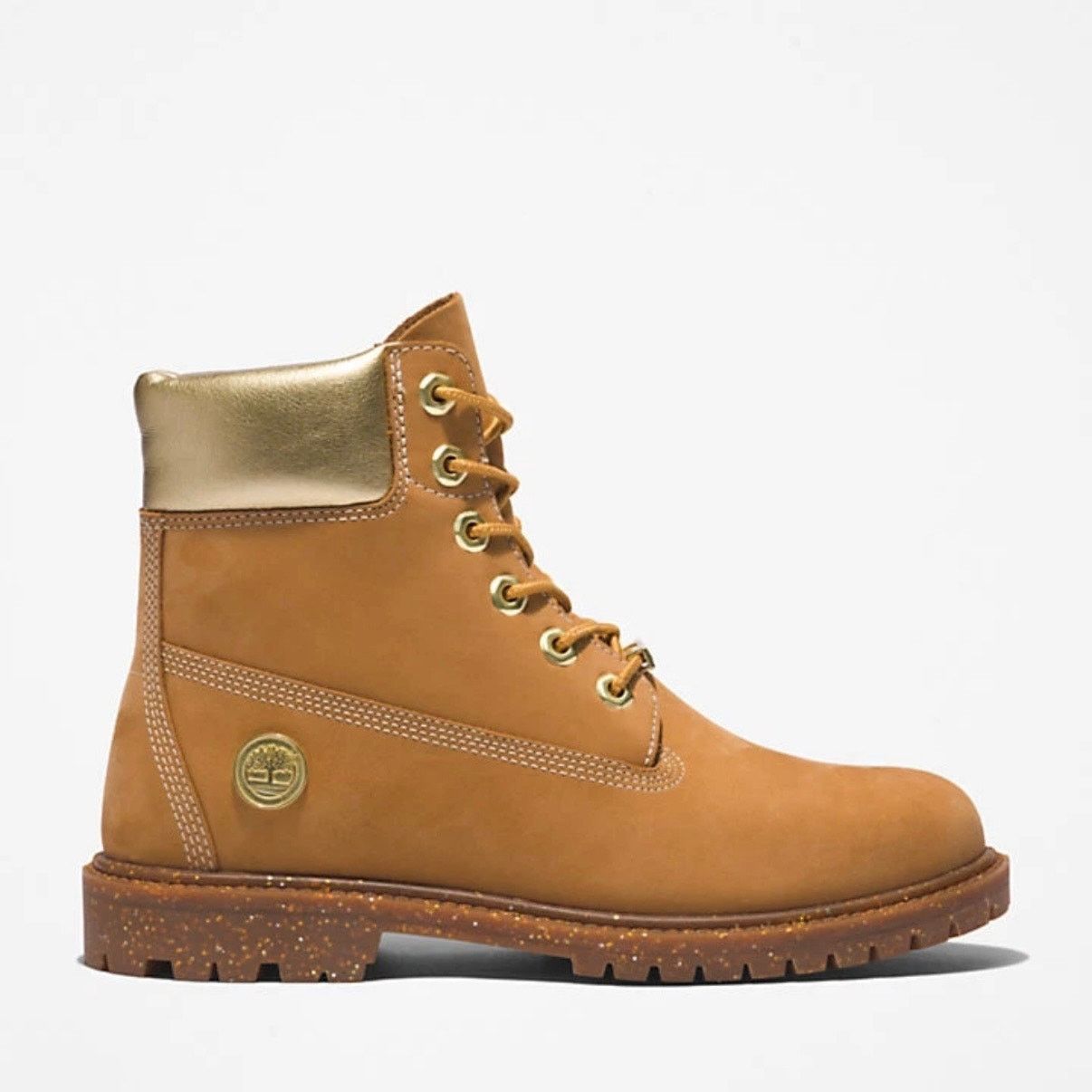 Timberland TIMBERLAND Women's 8 Heritage 6 IN Boot Premium Wheat Nubuck Size US 8 / IT 38 - 1 Thumbnail