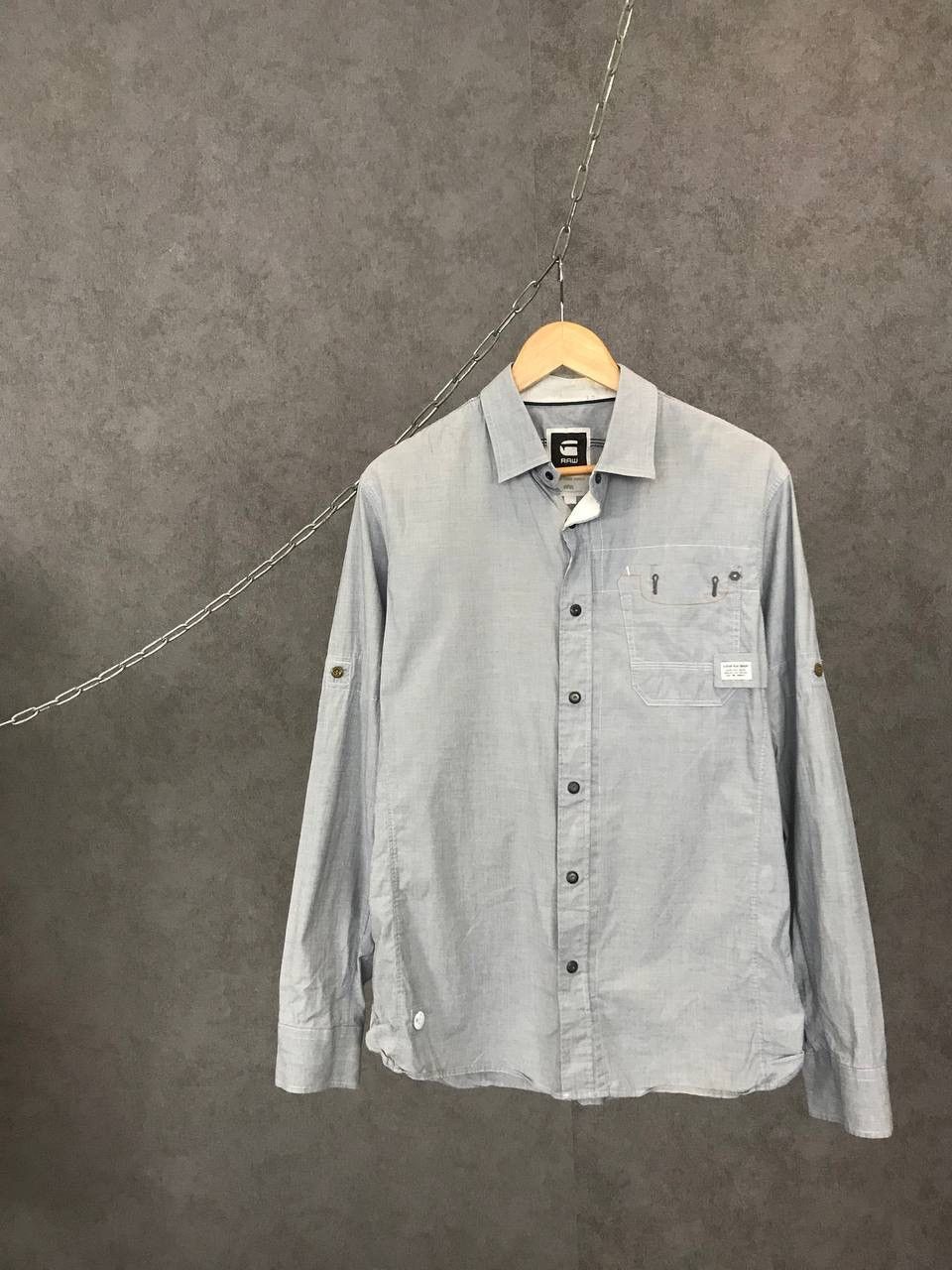 G-Star G Star Raw Y2K streetwear zip shirt Size US L / EU 52-54 / 3 - 1 Thumbnail