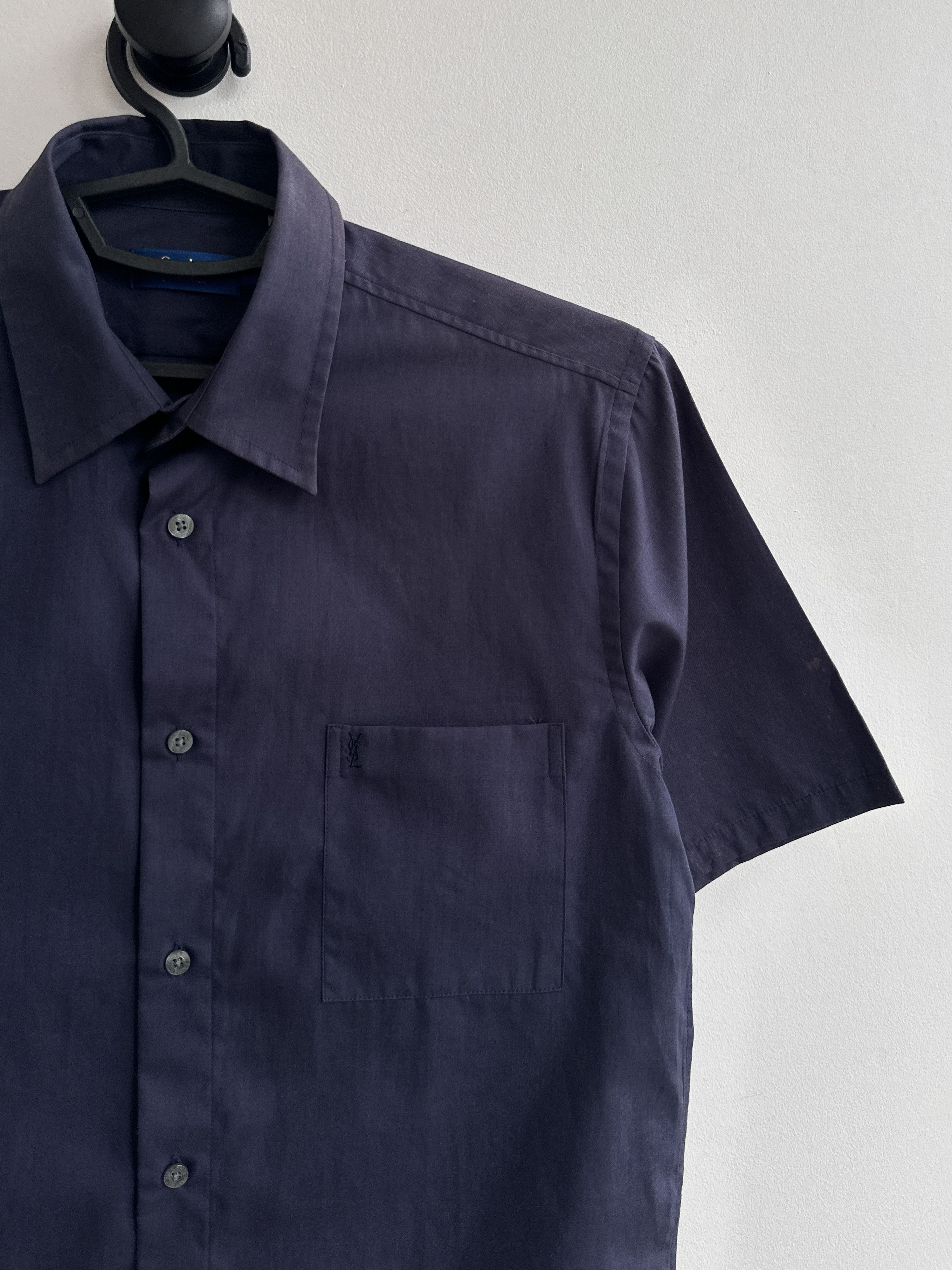 Yves Saint Laurent Yves Saint Laurent YSL Short Sleeve Shirt Size S / US 4 / IT 40 - 3 Thumbnail