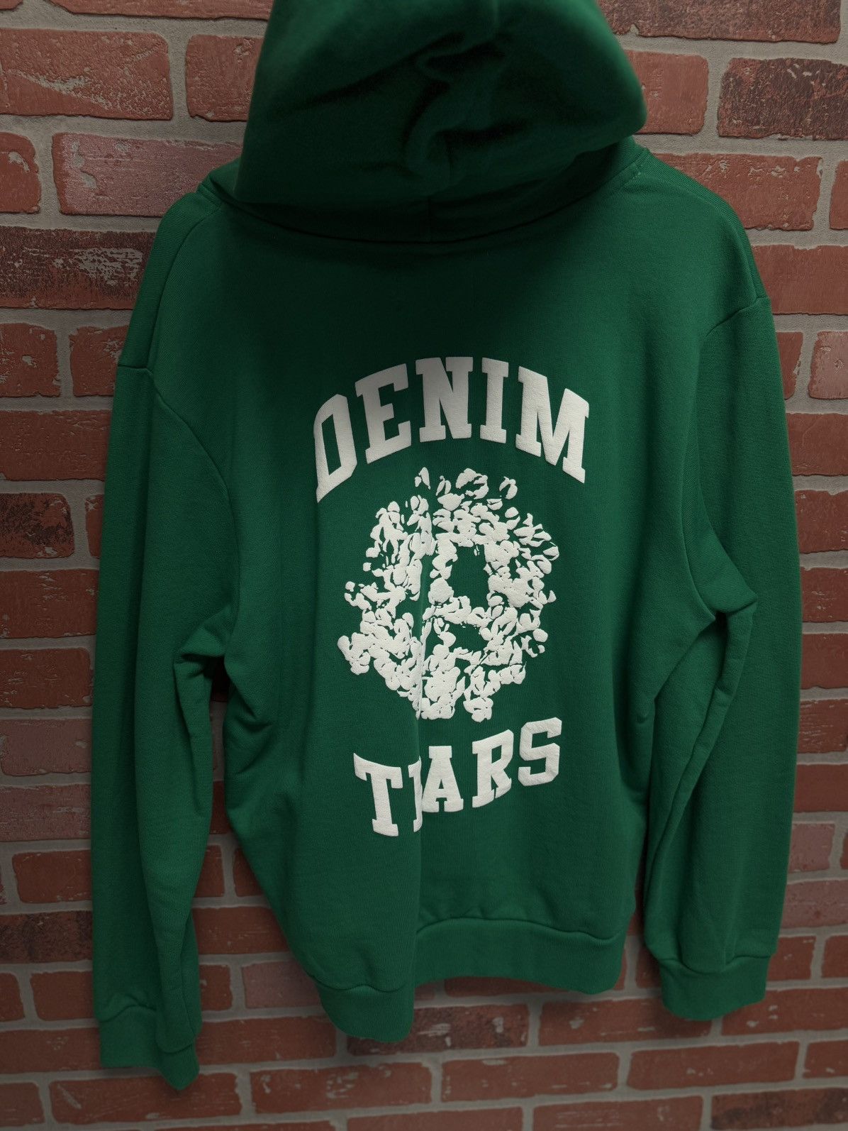 DENIM TEARS Denim Tears Green Zip Up Hoodie Size XXL (NEW) Size US XXL / EU 58 / 5 - 2 Thumbnail
