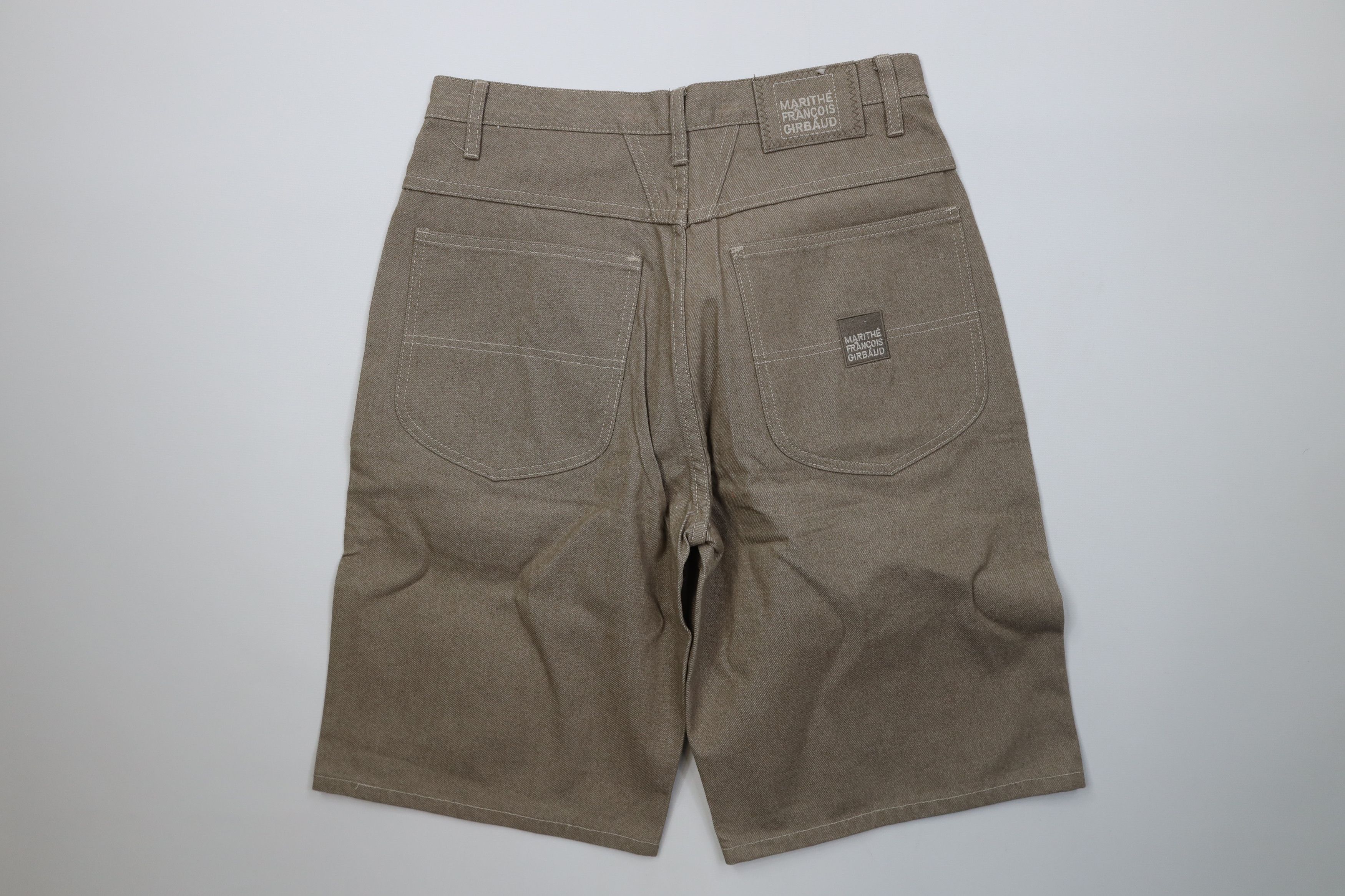 Marithe + Francois Girbaud Deadstock Vintage 90s Marithe Francois Girbaud Denim Shorts Size US 32 / EU 48 - 9 Thumbnail