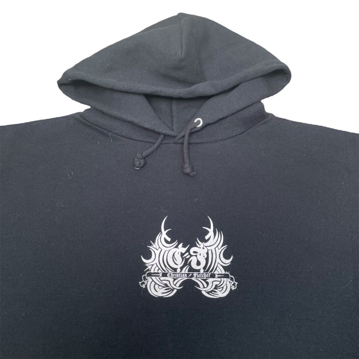 Jerzees × Vintage Vintage Christian Fletcher Hoodies Sweatshirt Size US XL / EU 56 / 4 - 2 Thumbnail