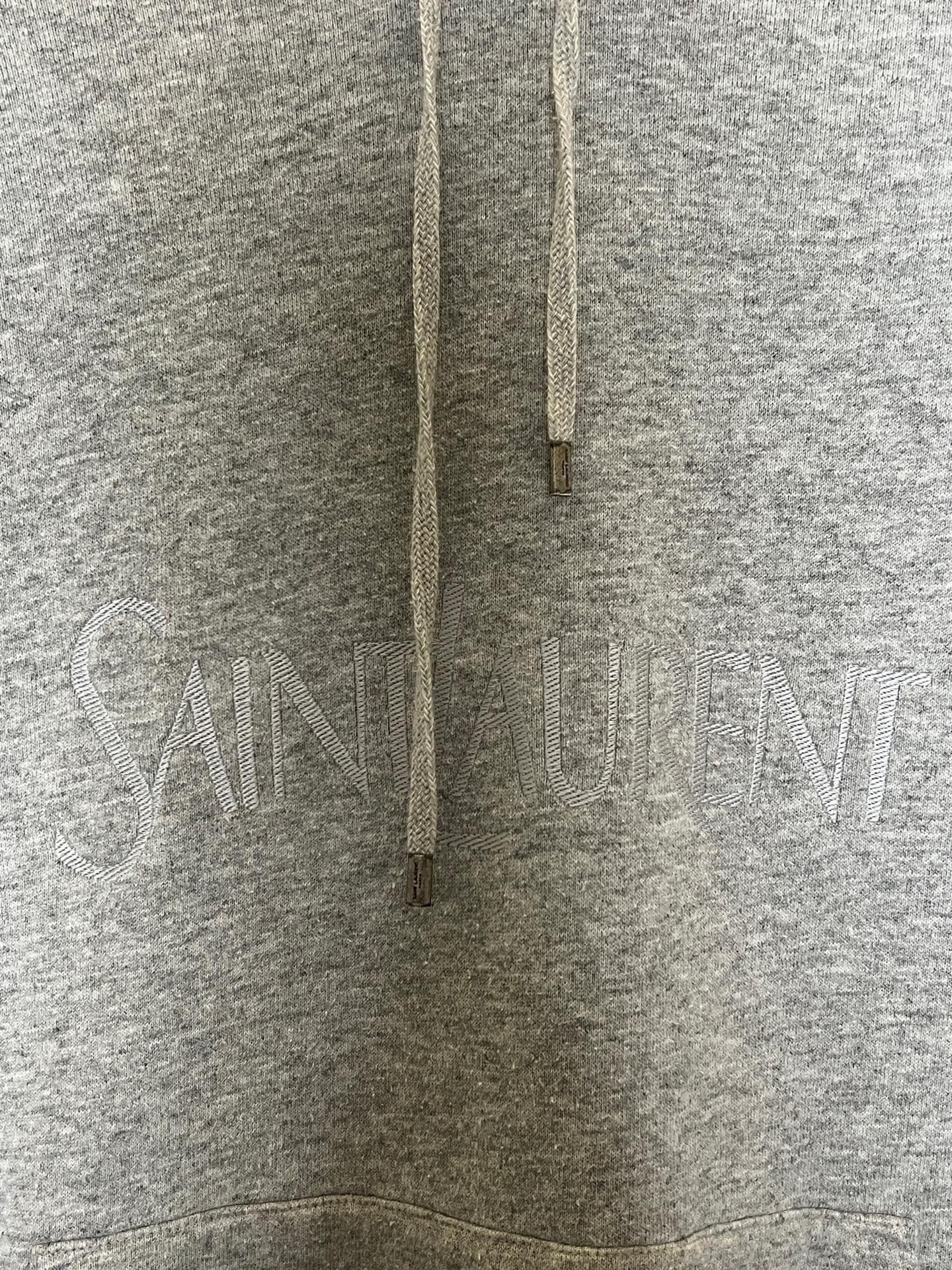 Saint Laurent Paris SLP Slogan Hoodie Size US XXL / EU 58 / 5 - 3 Thumbnail