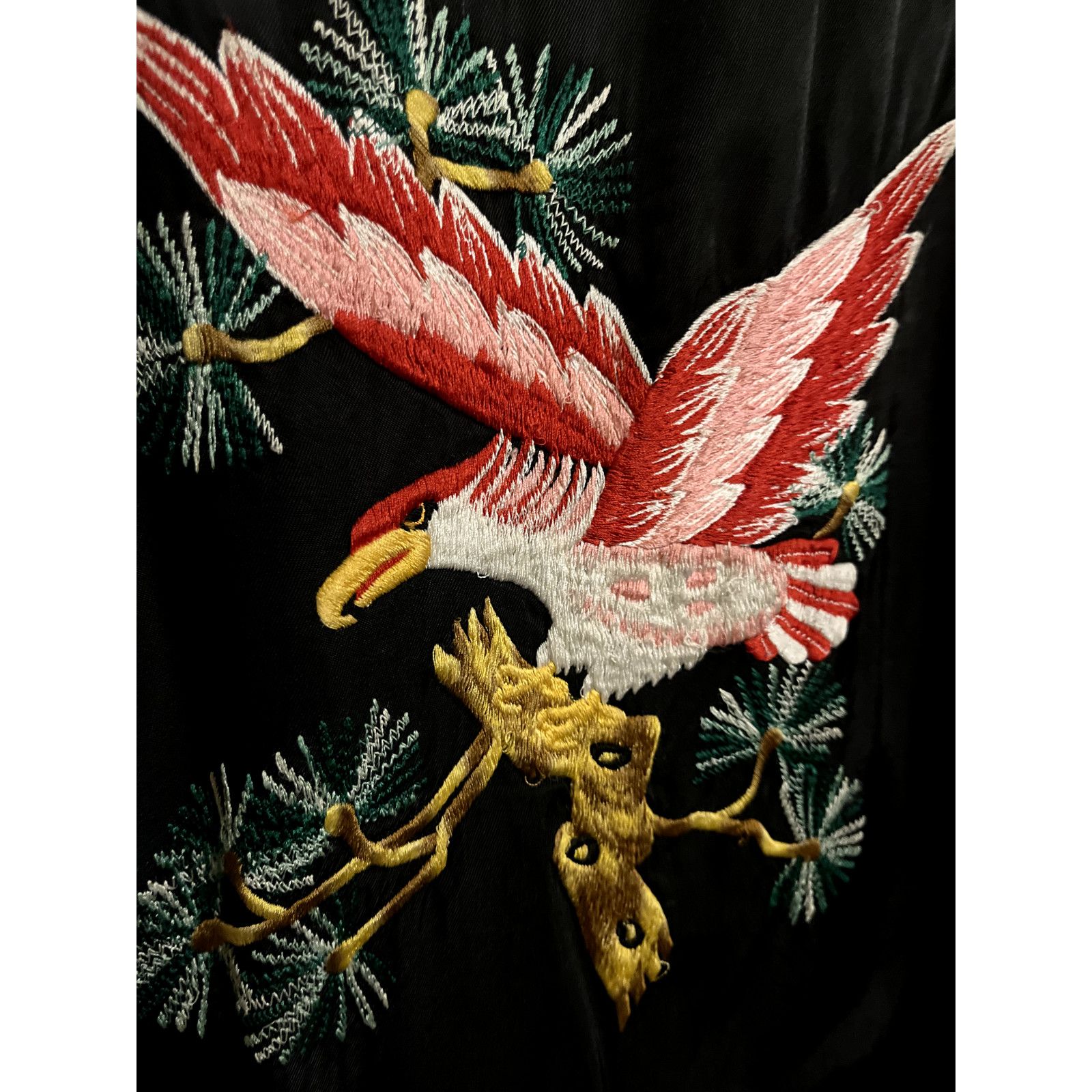 Vintage Vtg '82 Hong Kong Satin Embroidered Souvenir Tour Jacket Size US S / EU 44-46 / 1 - 7 Thumbnail