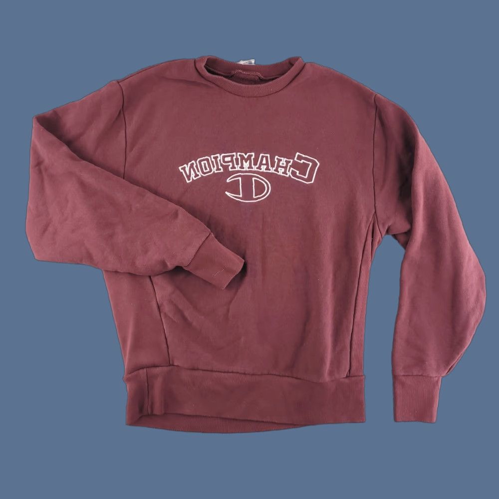 Champion VINTAGE Champion Sweatshirt Mens Medium Red Reverse Weave RARE Reversible Size US M / EU 48-50 / 2 - 1 Thumbnail