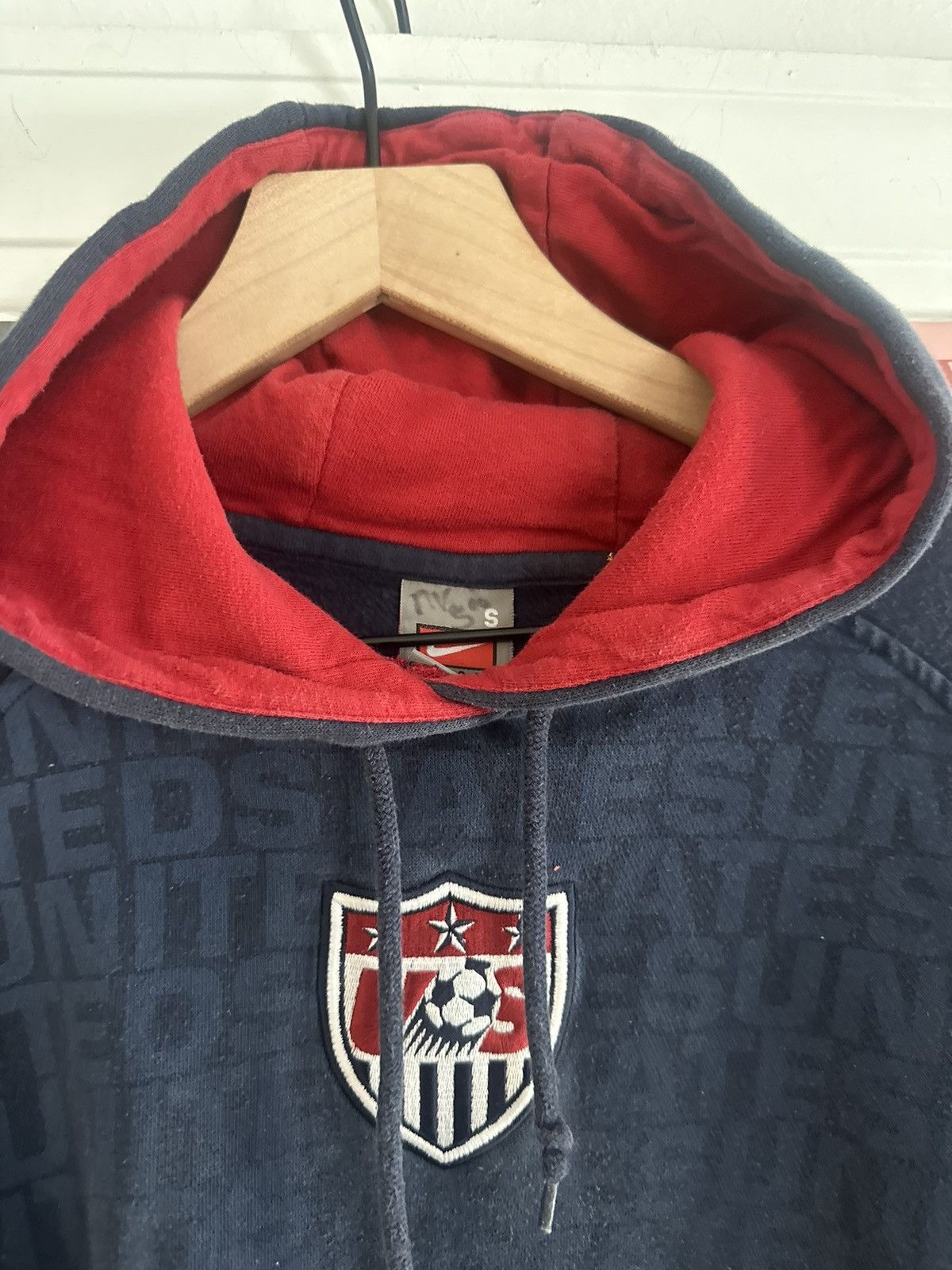 Nike 00s Nike USA Soccer navy blue hoodie Size US S / EU 44-46 / 1 - 3 Thumbnail